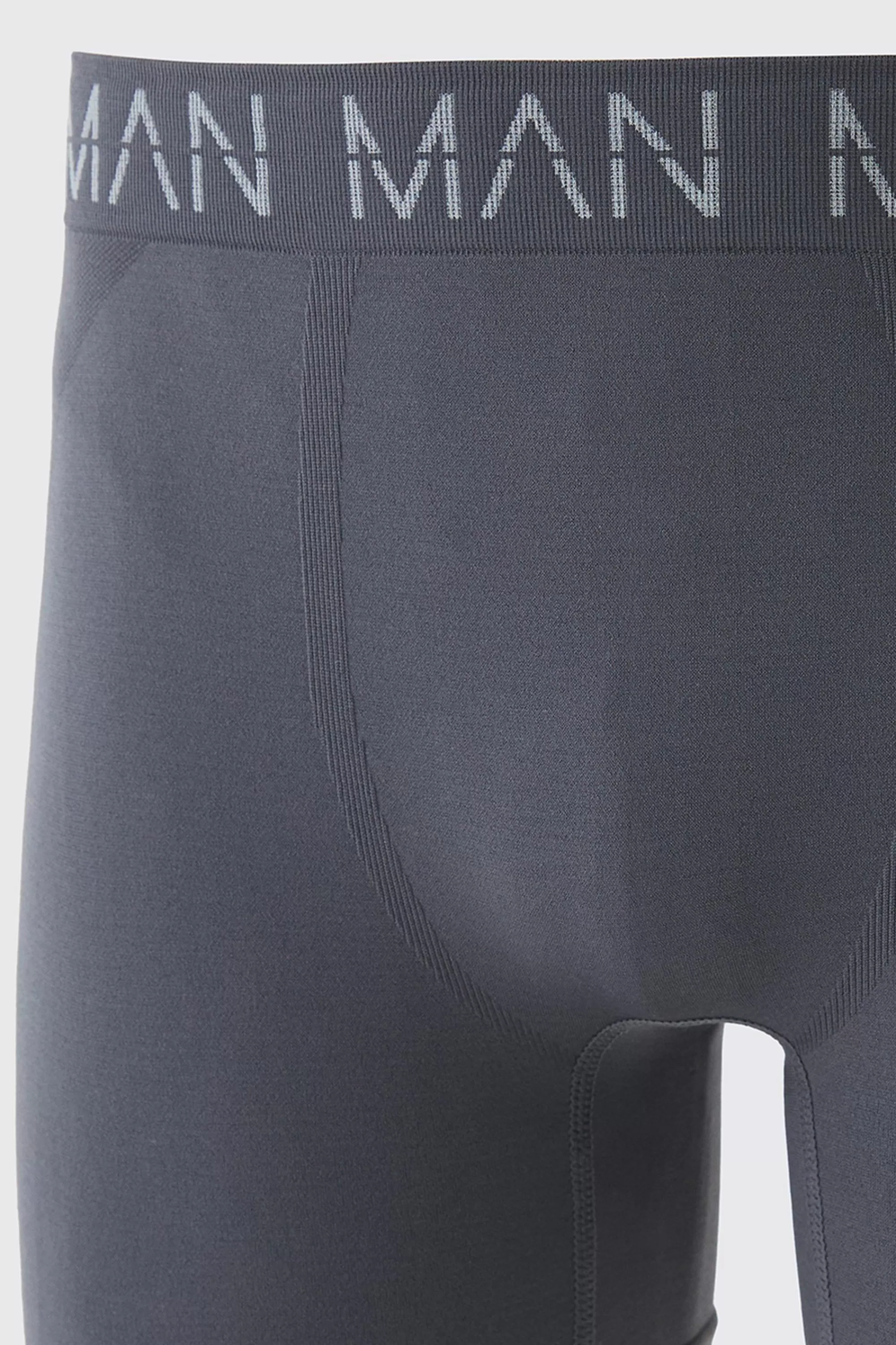boohooMAN Man Active Seamless 7inch Long Boxer | UK