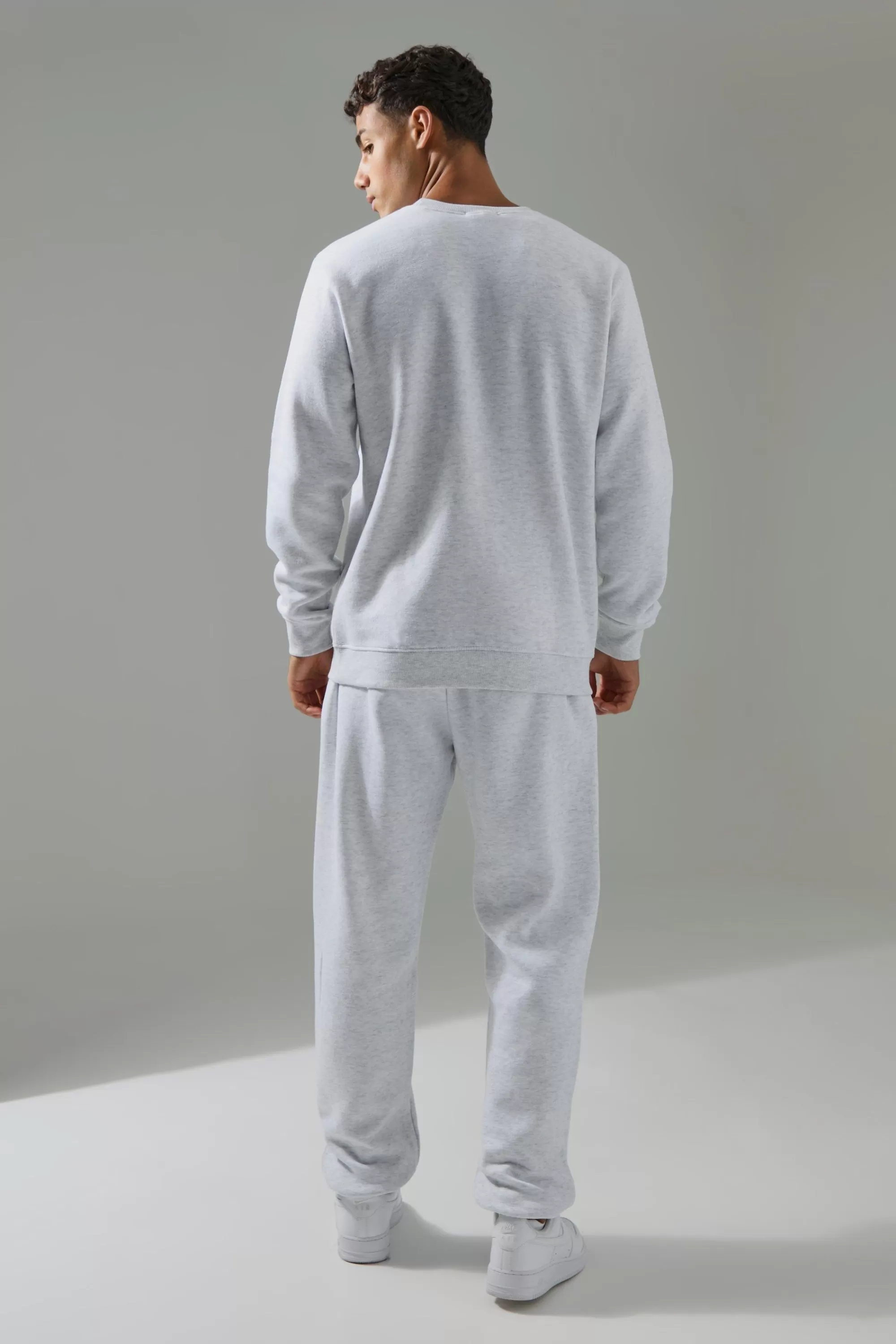 boohooMAN Man Active Sweatshirt & Jogger Tracksuit | UK