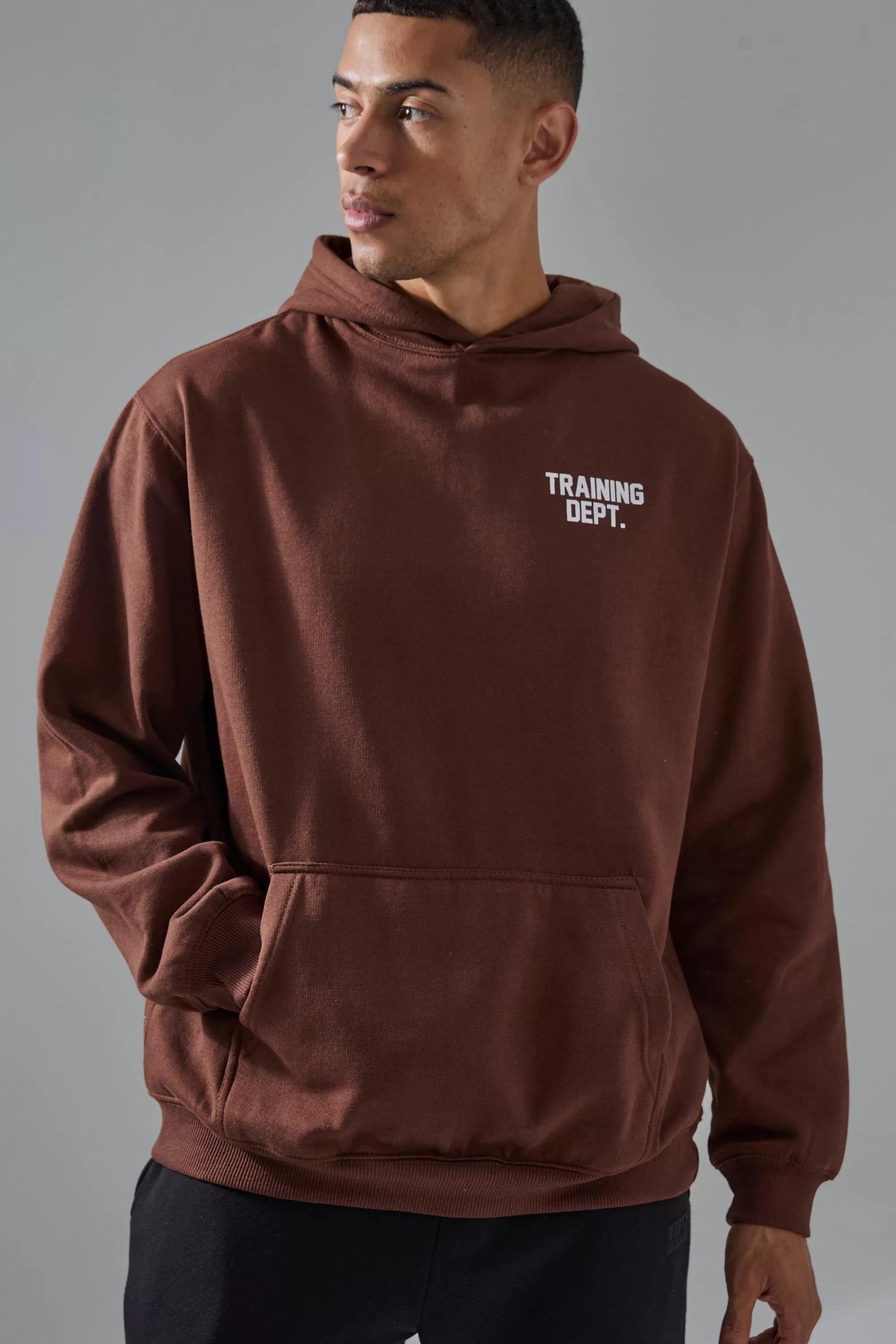 boohooMAN Man Active Training Dept Oversized Hoodie | UK