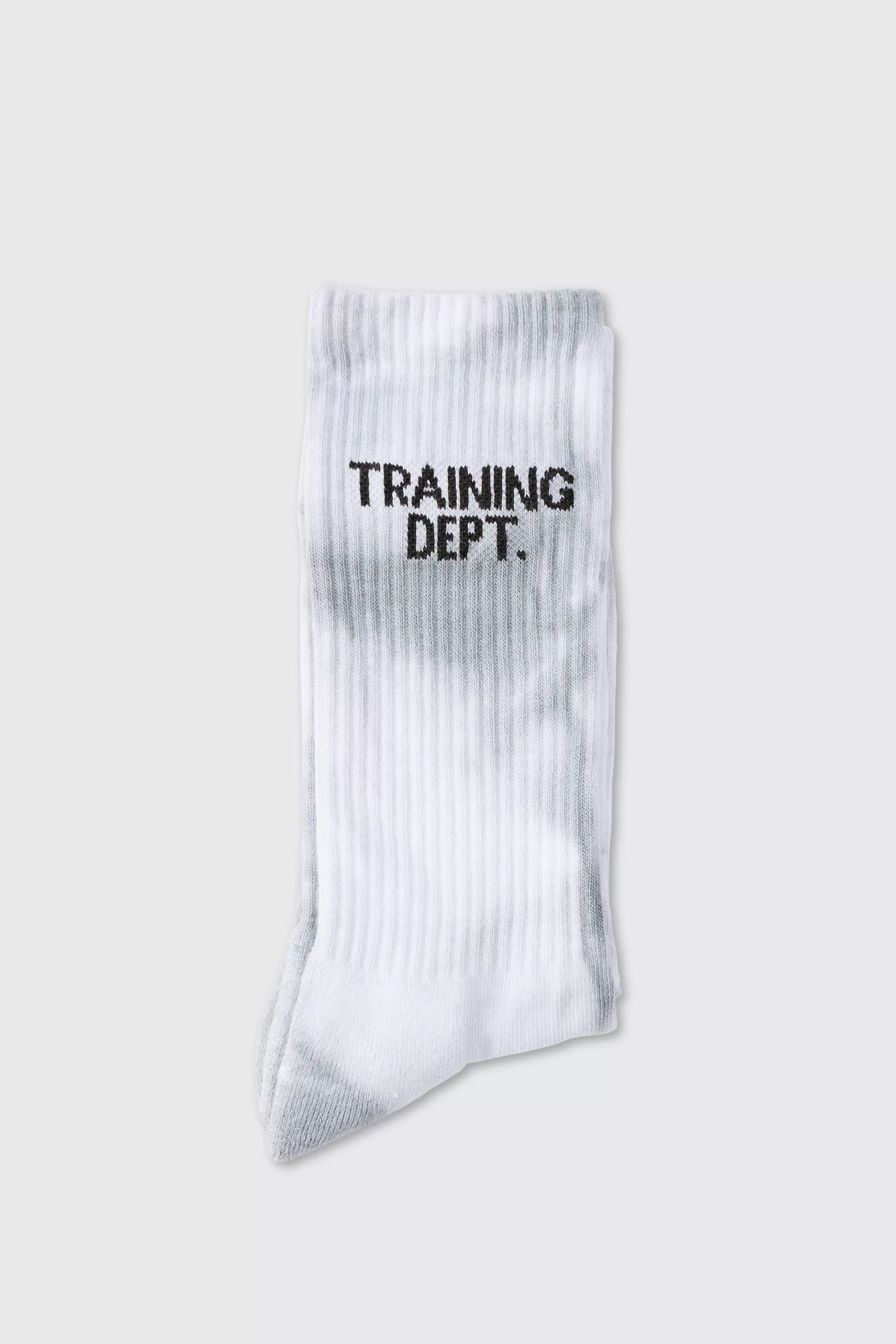 boohooMAN Man Active Training Dept Tie-dye Crew Socks | UK