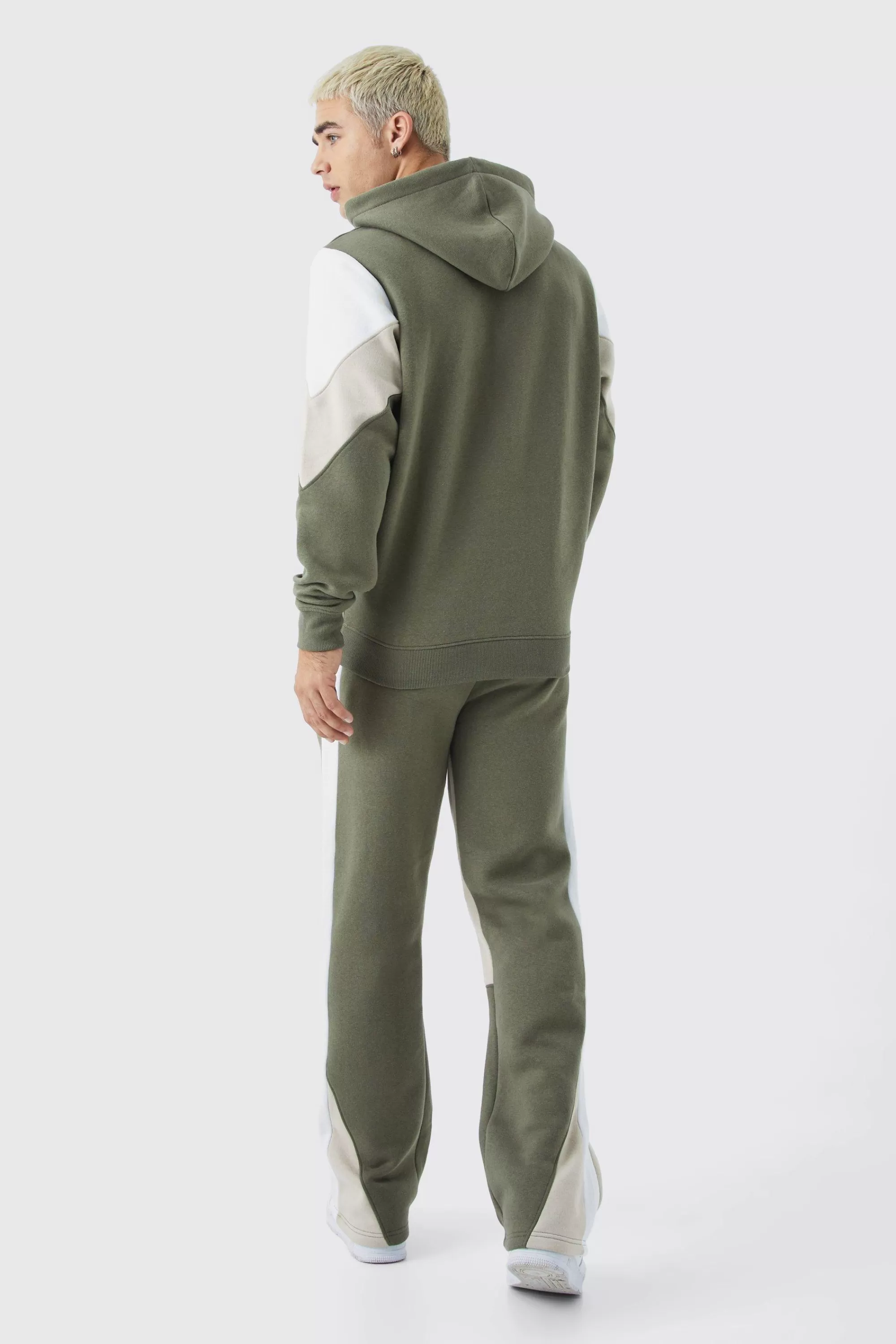 boohooMAN Man Colour Block Hoodie | UK