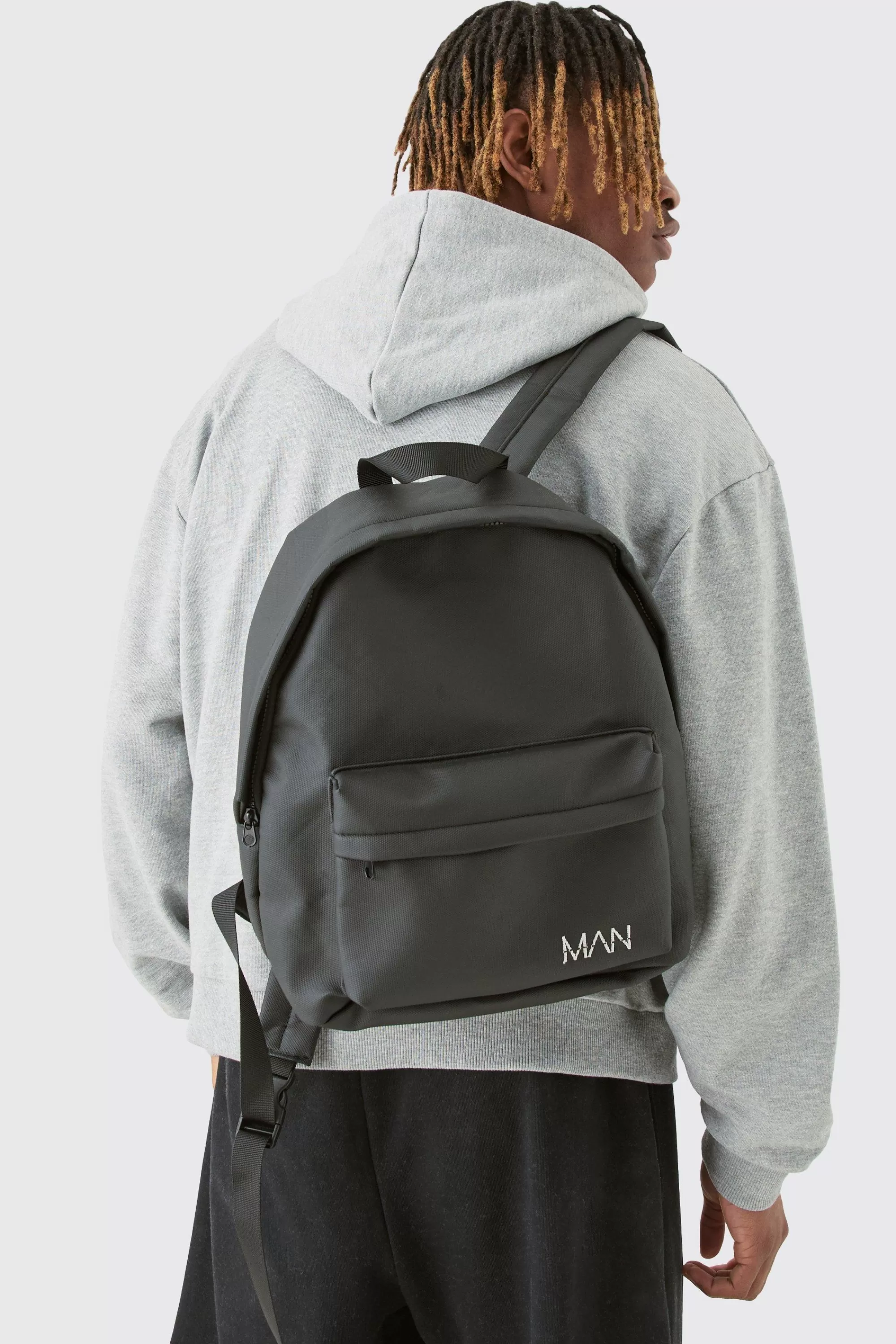 boohooMAN Man Dash Basic Rucksack In | UK