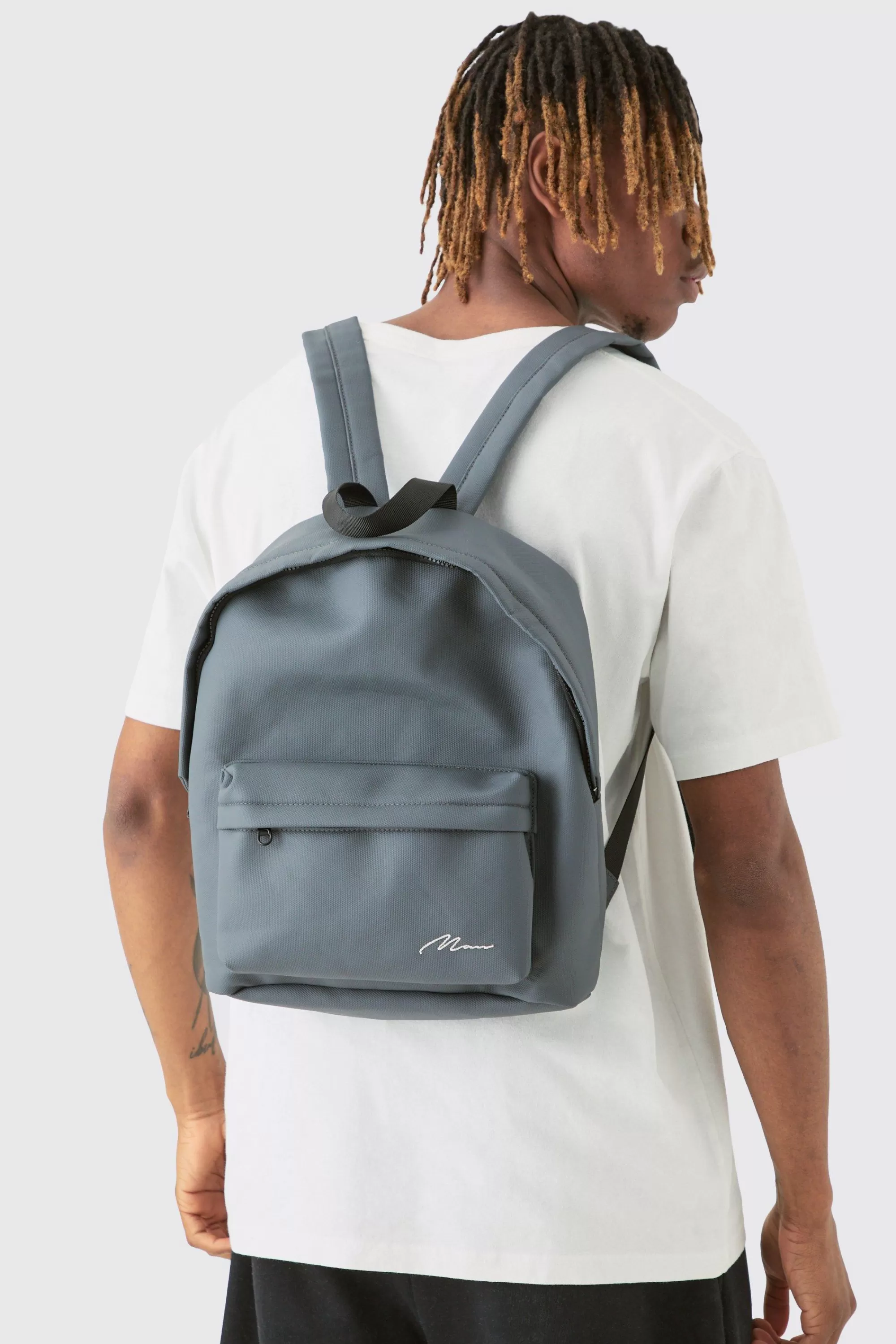 boohooMAN Man Dash Basic Rucksack In | UK