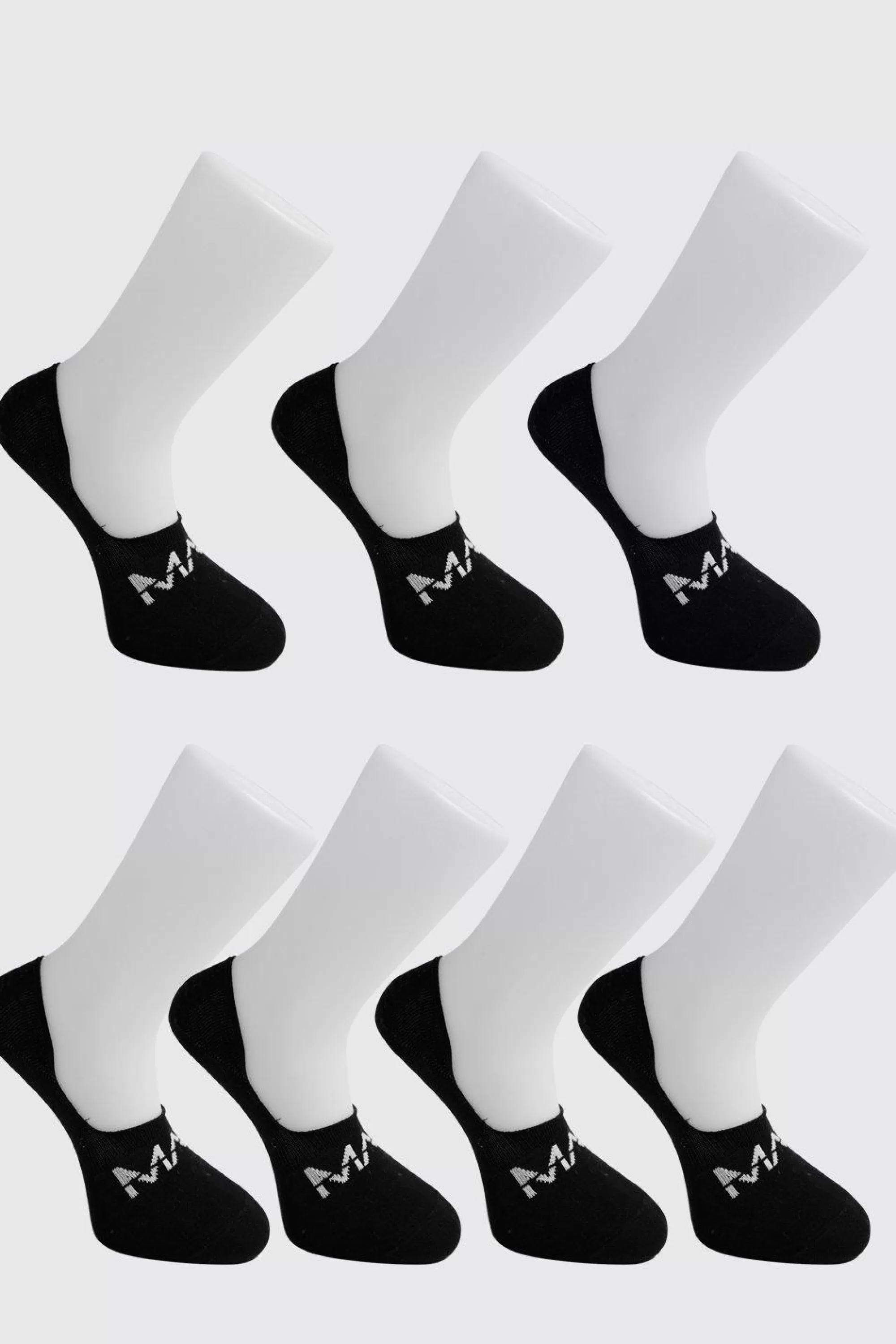 boohooMAN MAN Dash Invisible 7 Pack Socks | UK