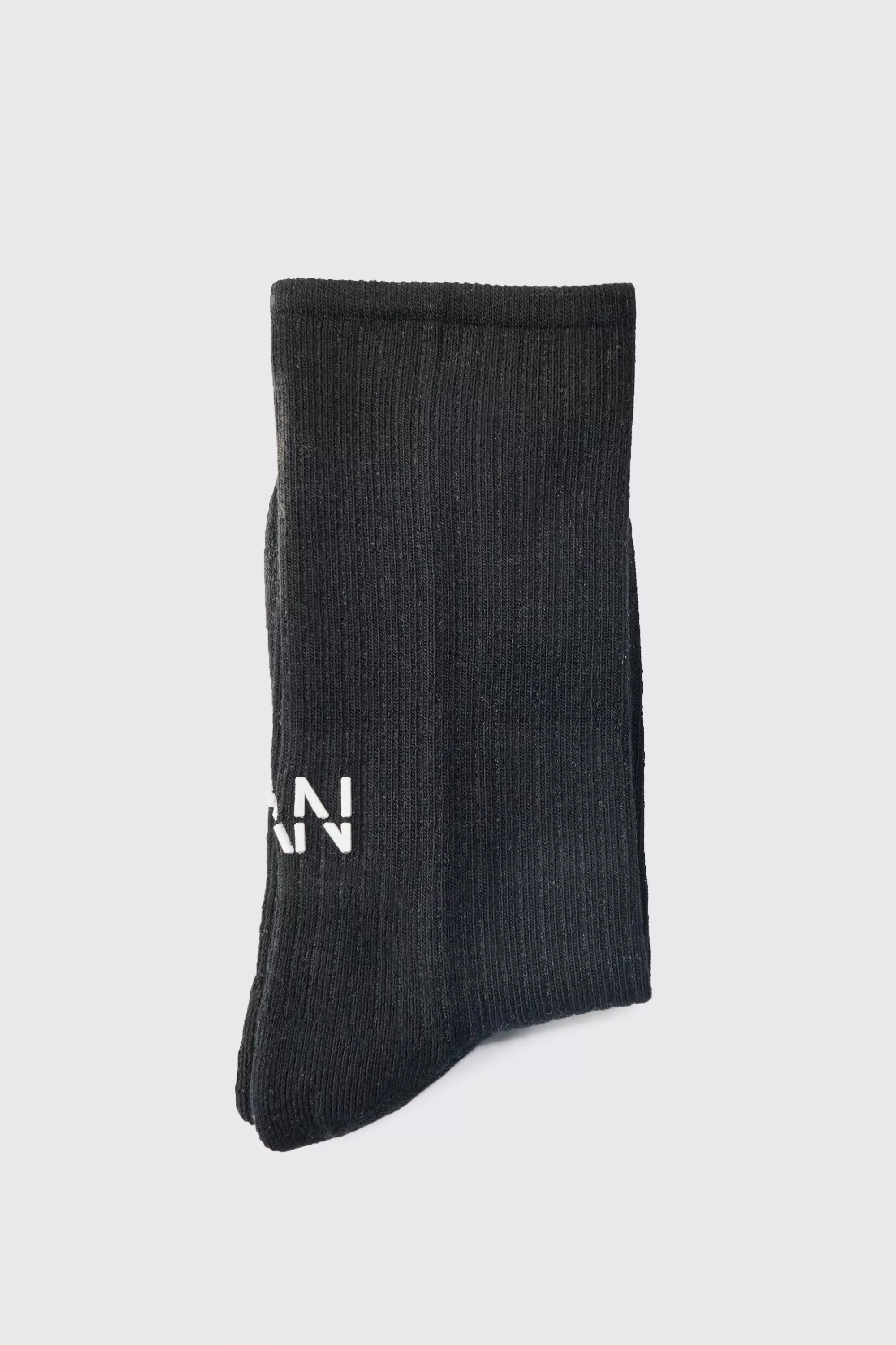 boohooMAN Man Dash Ribbed Socks In | UK