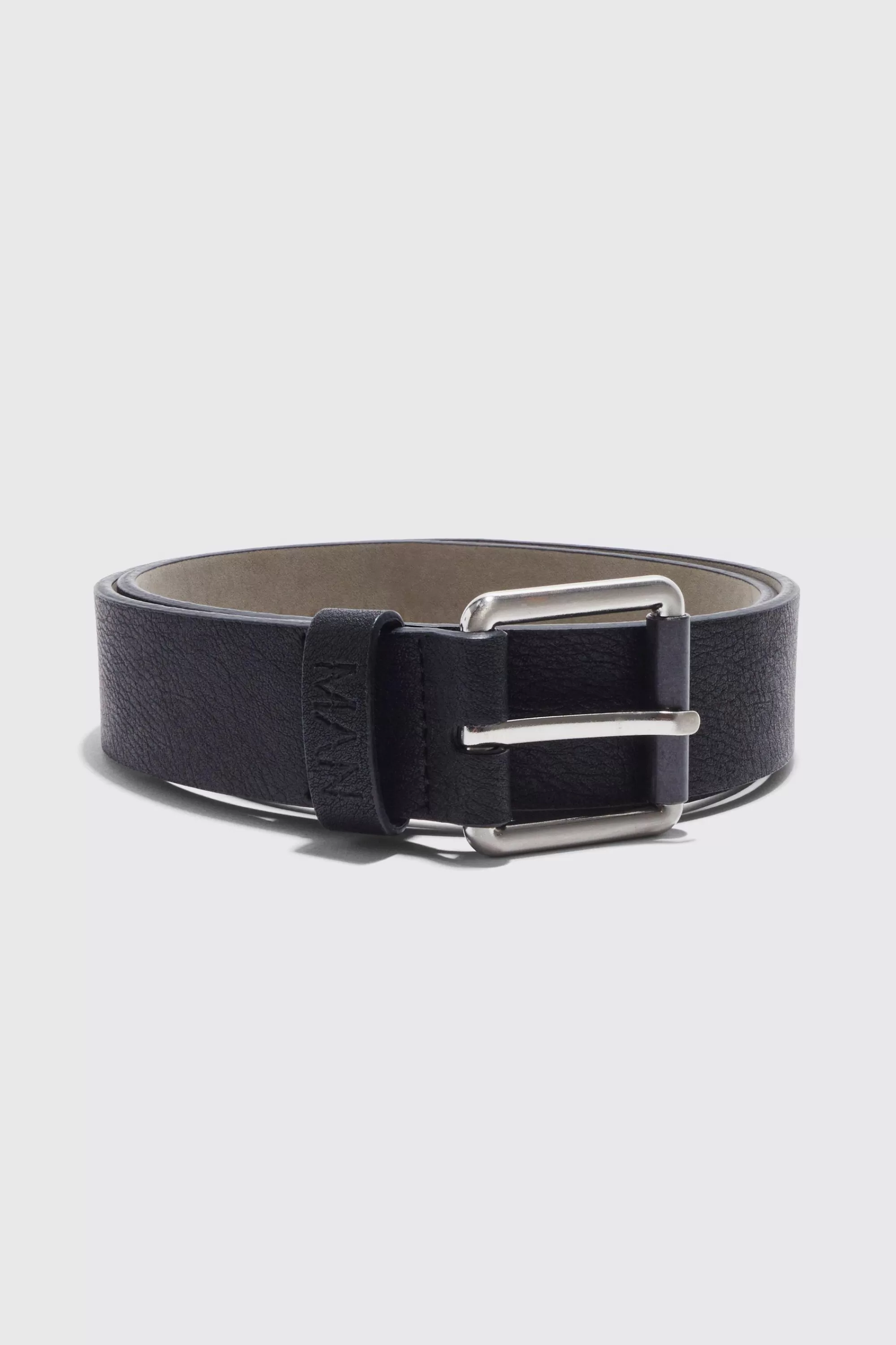 boohooMAN Man Faux Leather Belt | UK