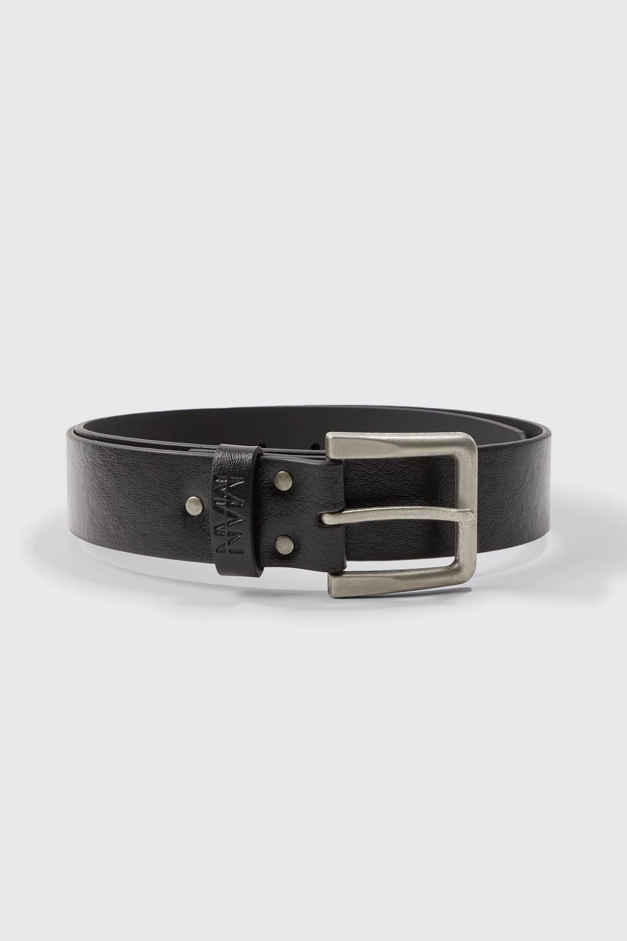 boohooMAN Man Faux Leather Belt | UK