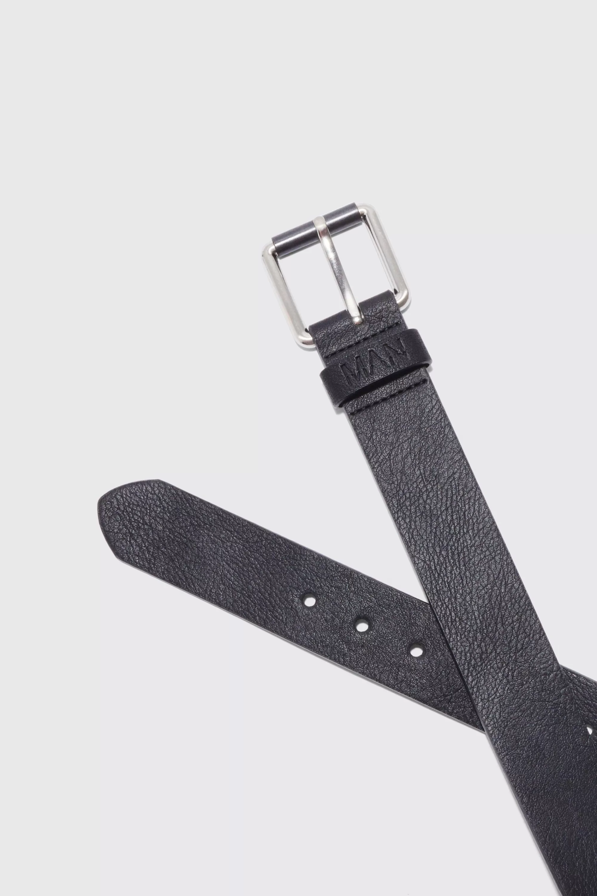 boohooMAN Man Faux Leather Belt | UK