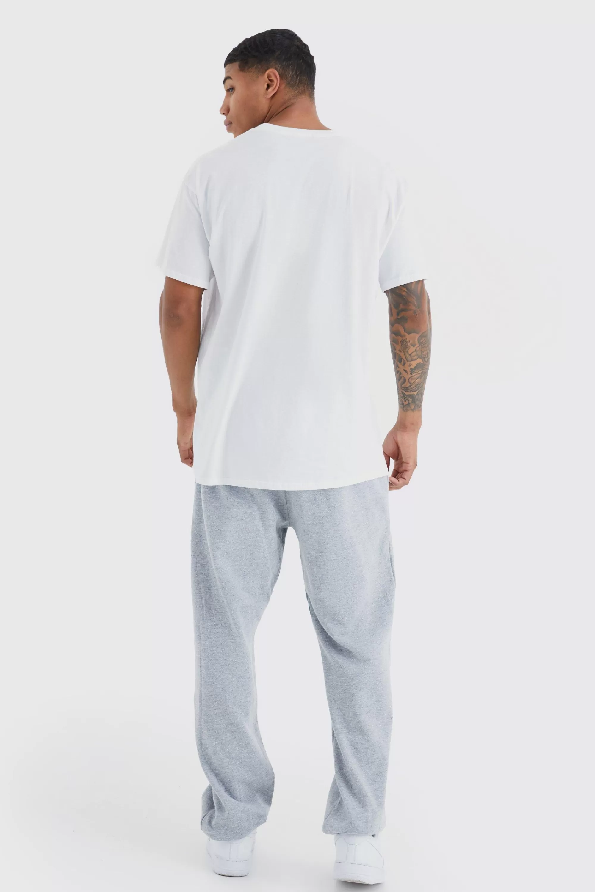 boohooMAN Man Official Oversized Joggers | UK