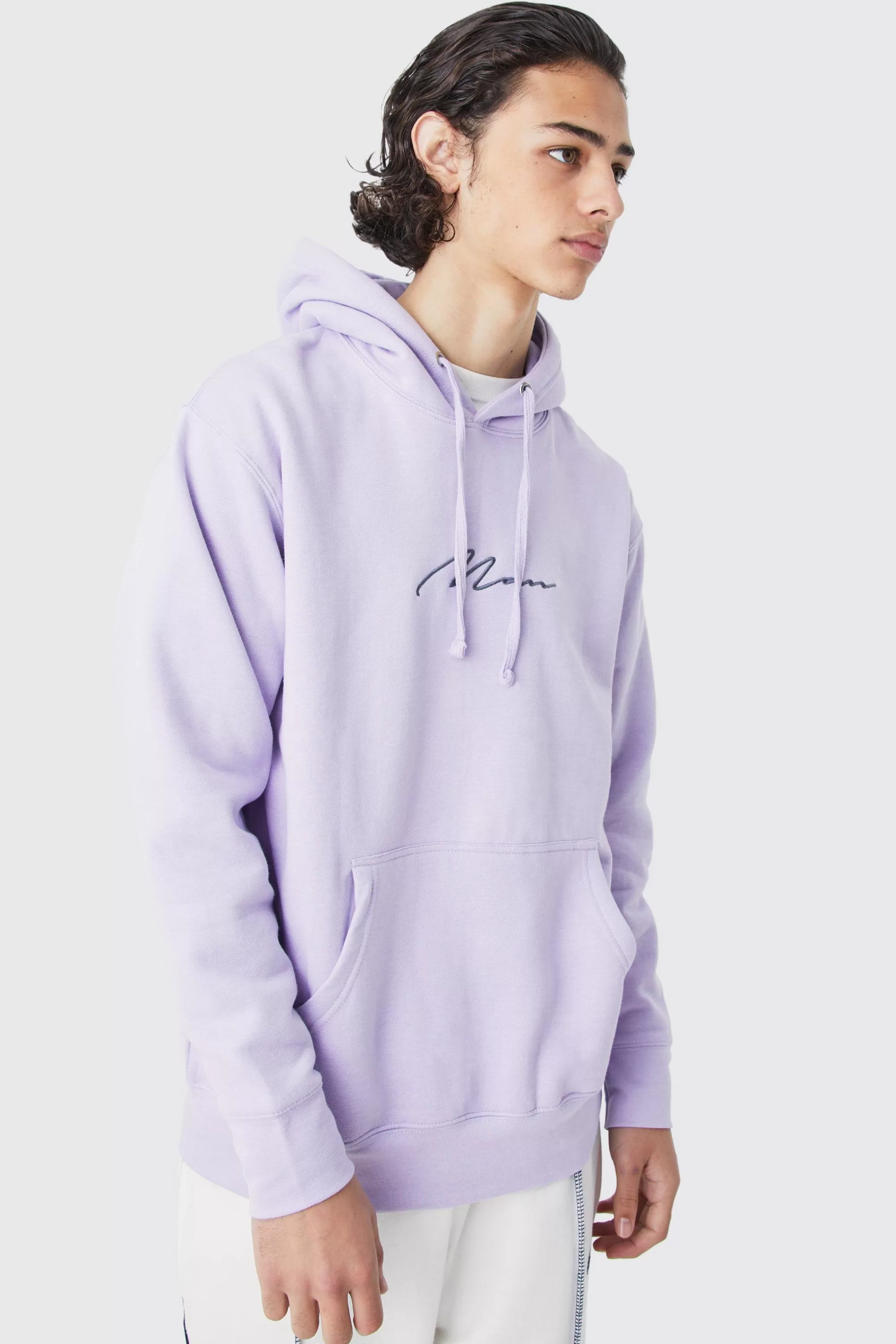 boohooMAN Man Oversized Basic Hoodie | UK