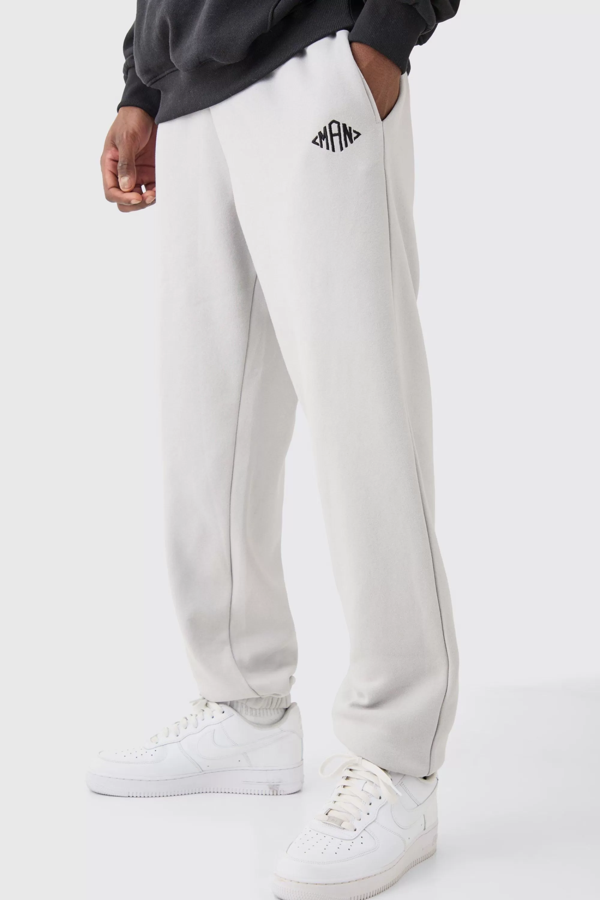 boohooMAN Man Oversized Basic Jogger | UK