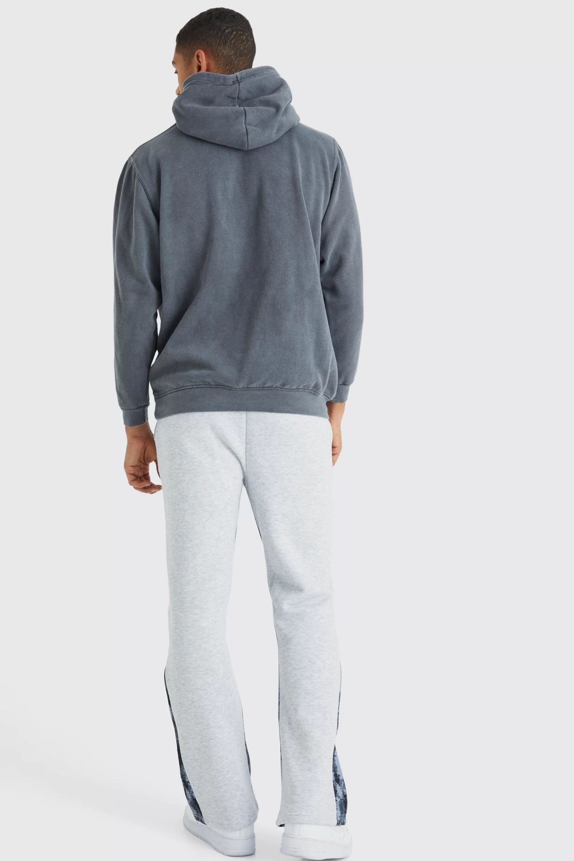 boohooMAN Man Signature Camo Gusset Joggers | UK