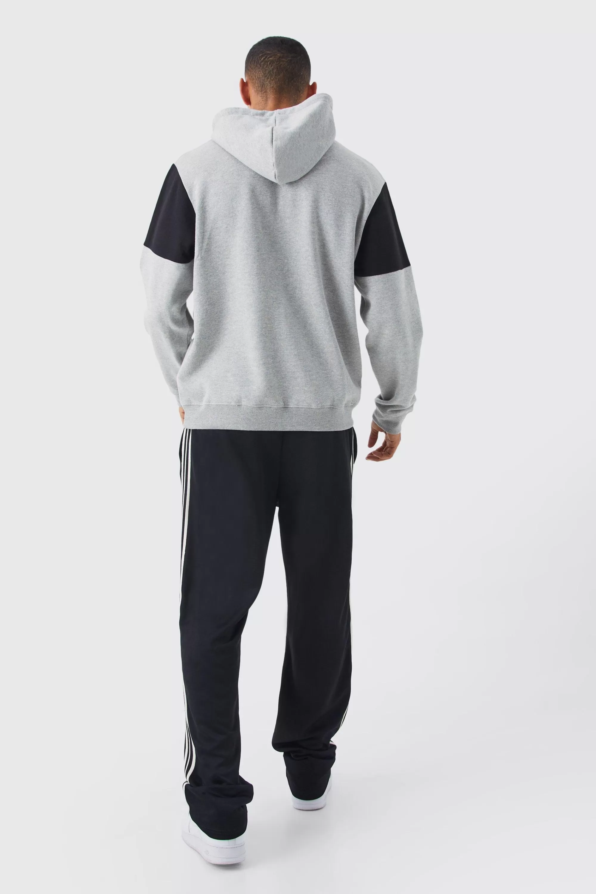 boohooMAN Man Signature Colour Block Hoodie | UK