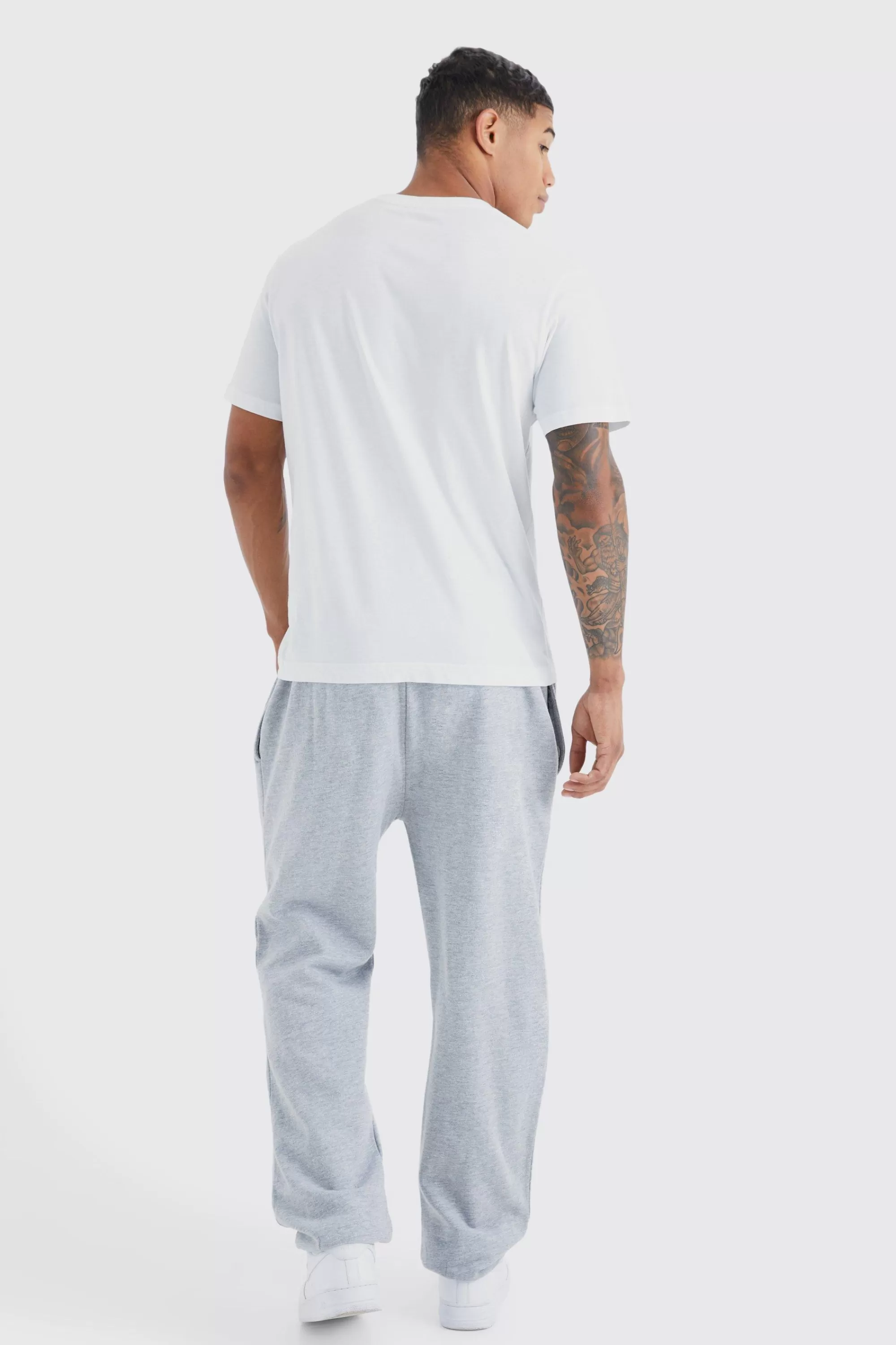 boohooMAN Man Signature Overdyed Oversized Joggers | UK