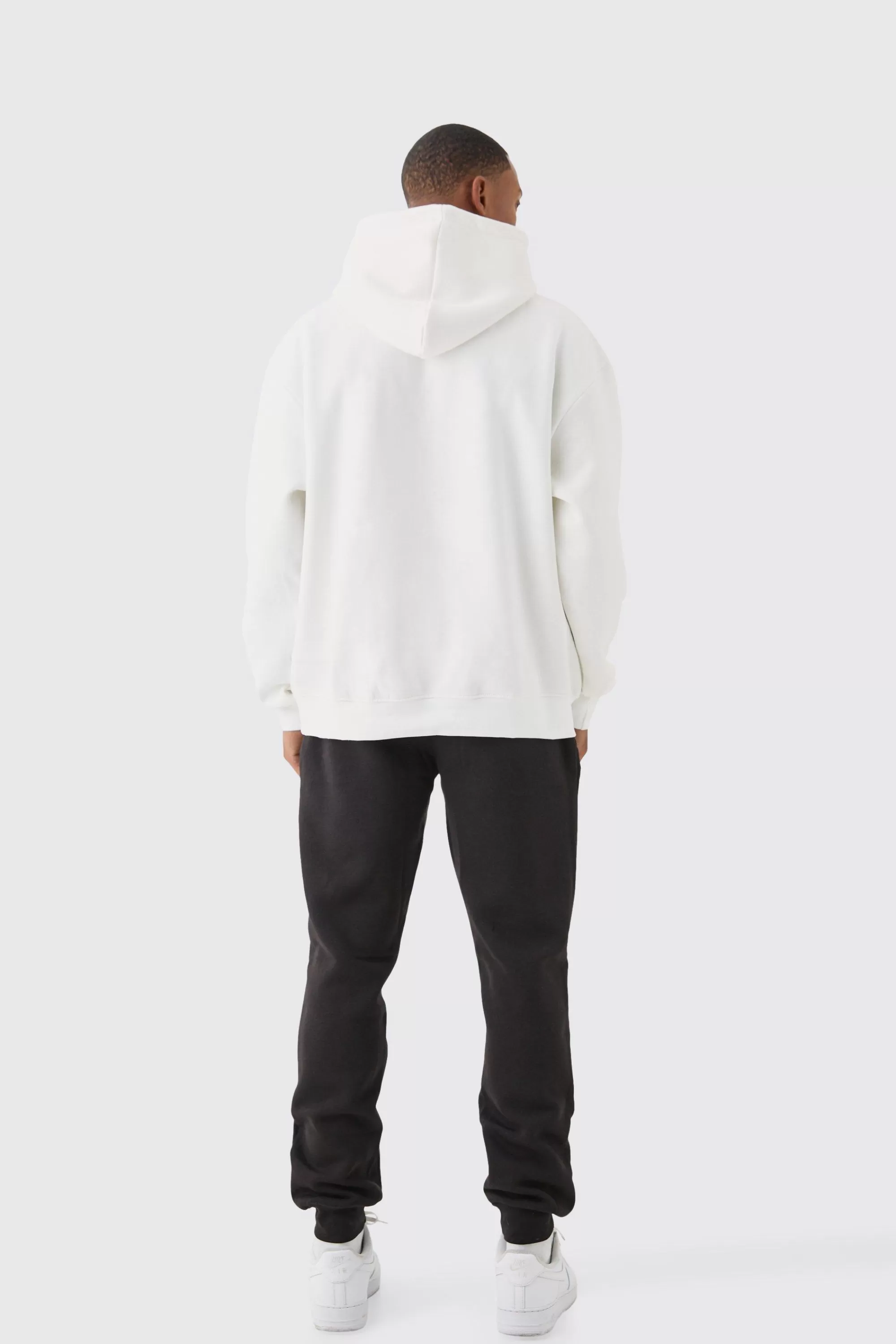 boohooMAN Man Signature Overszied Over The Head Hoodie | UK