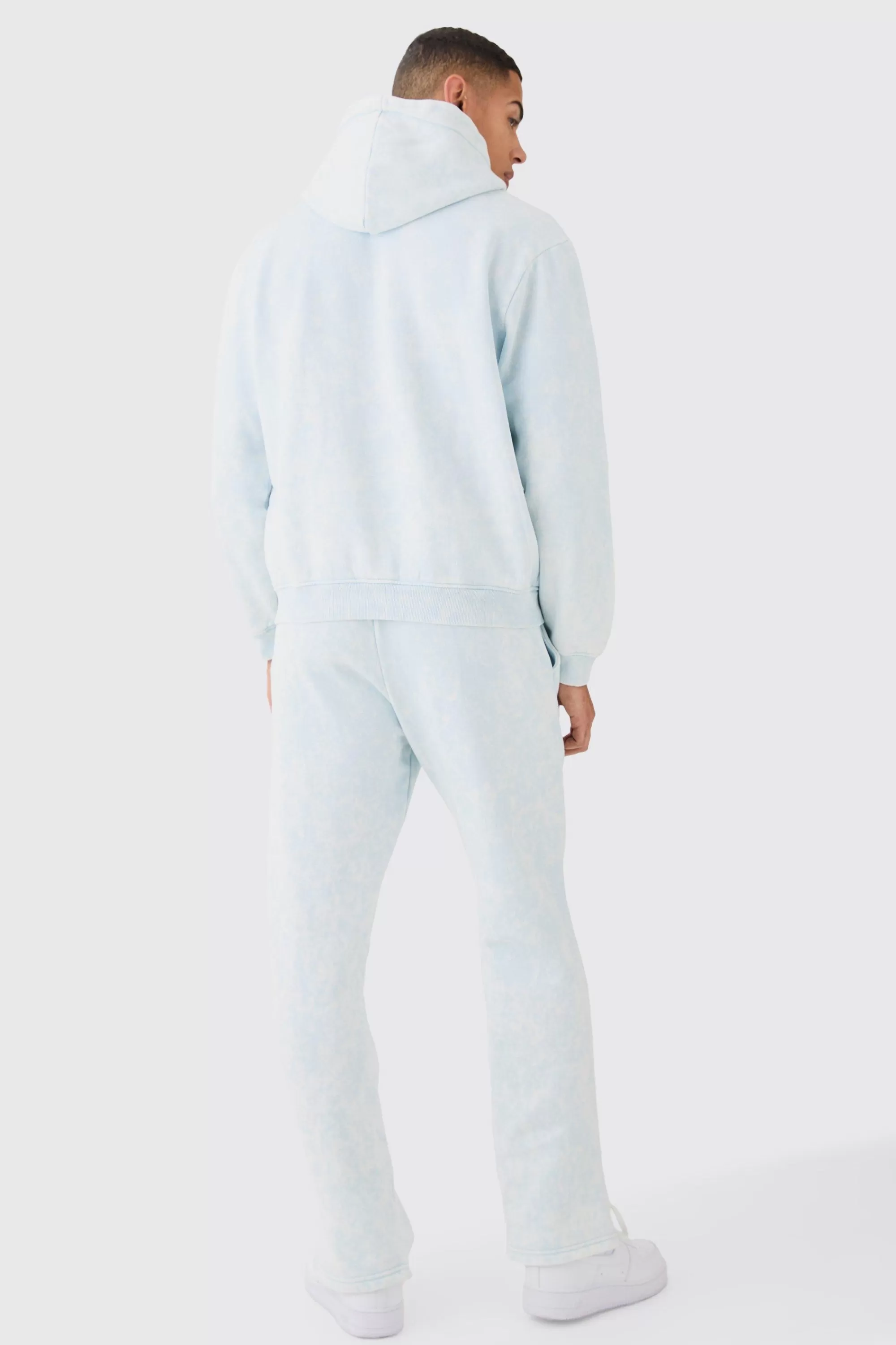 boohooMAN Man Washed Hooded Tracksuit | UK