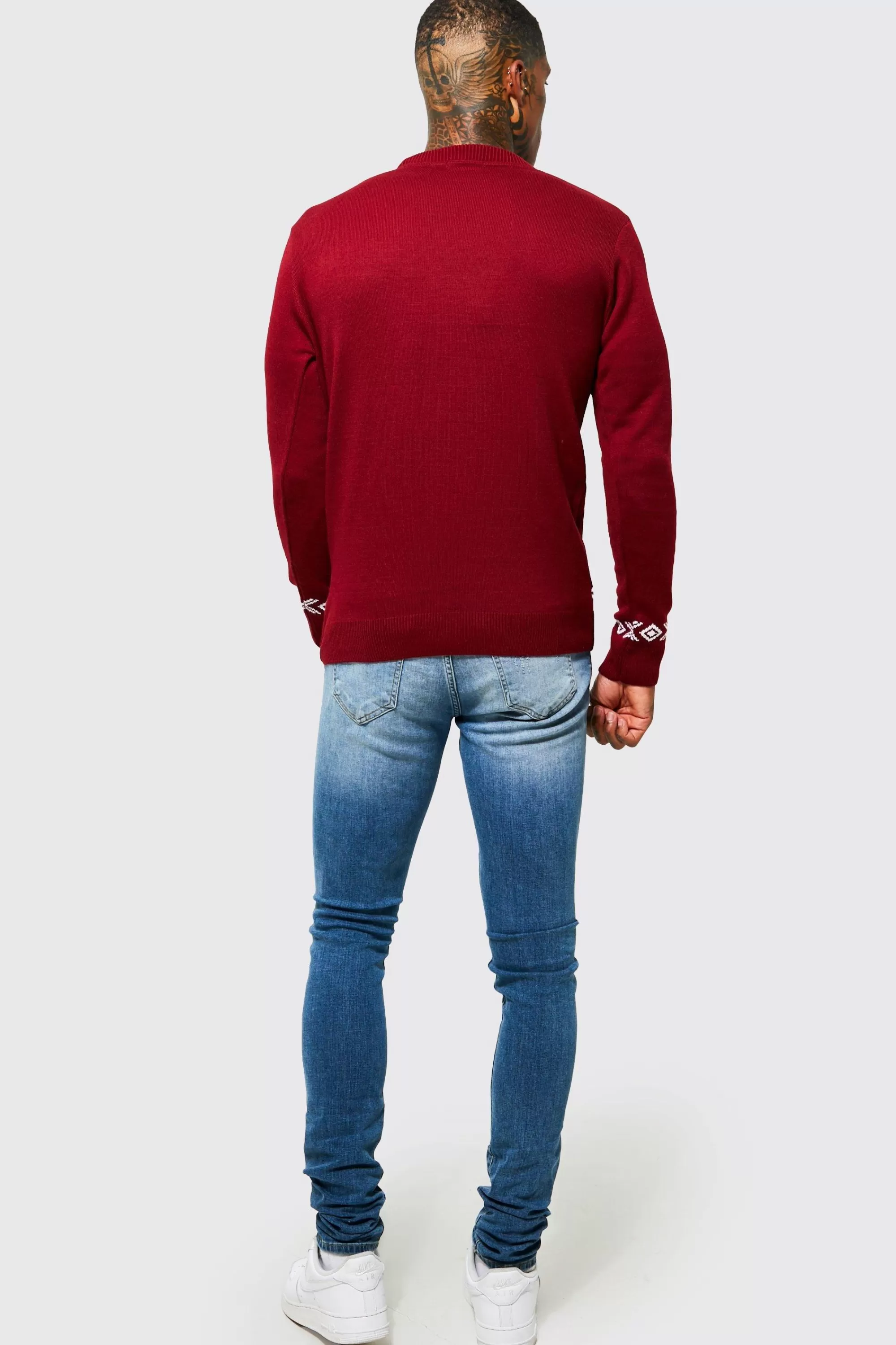 boohooMAN Merry Christmas Ya Filthy Animal Jumper | UK
