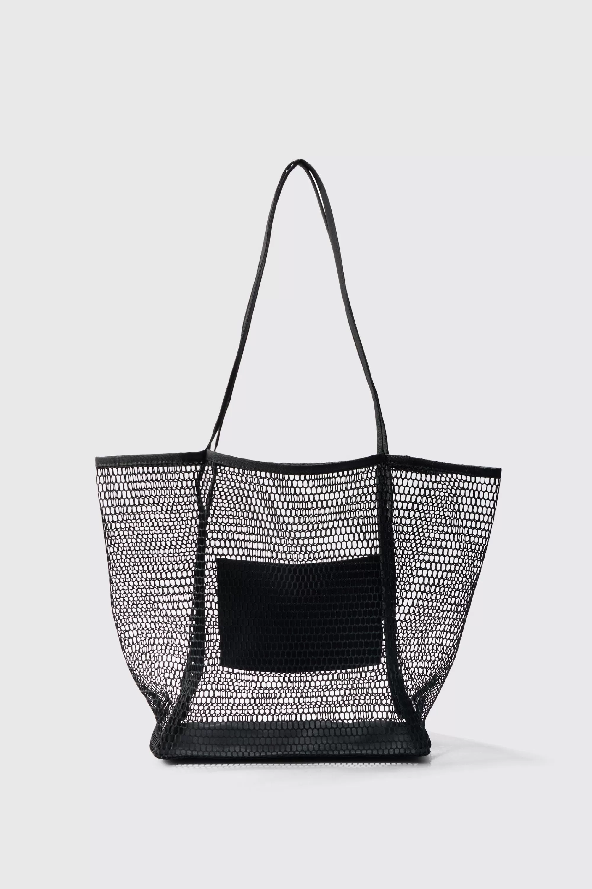 boohooMAN Mesh Shopper Tote | UK