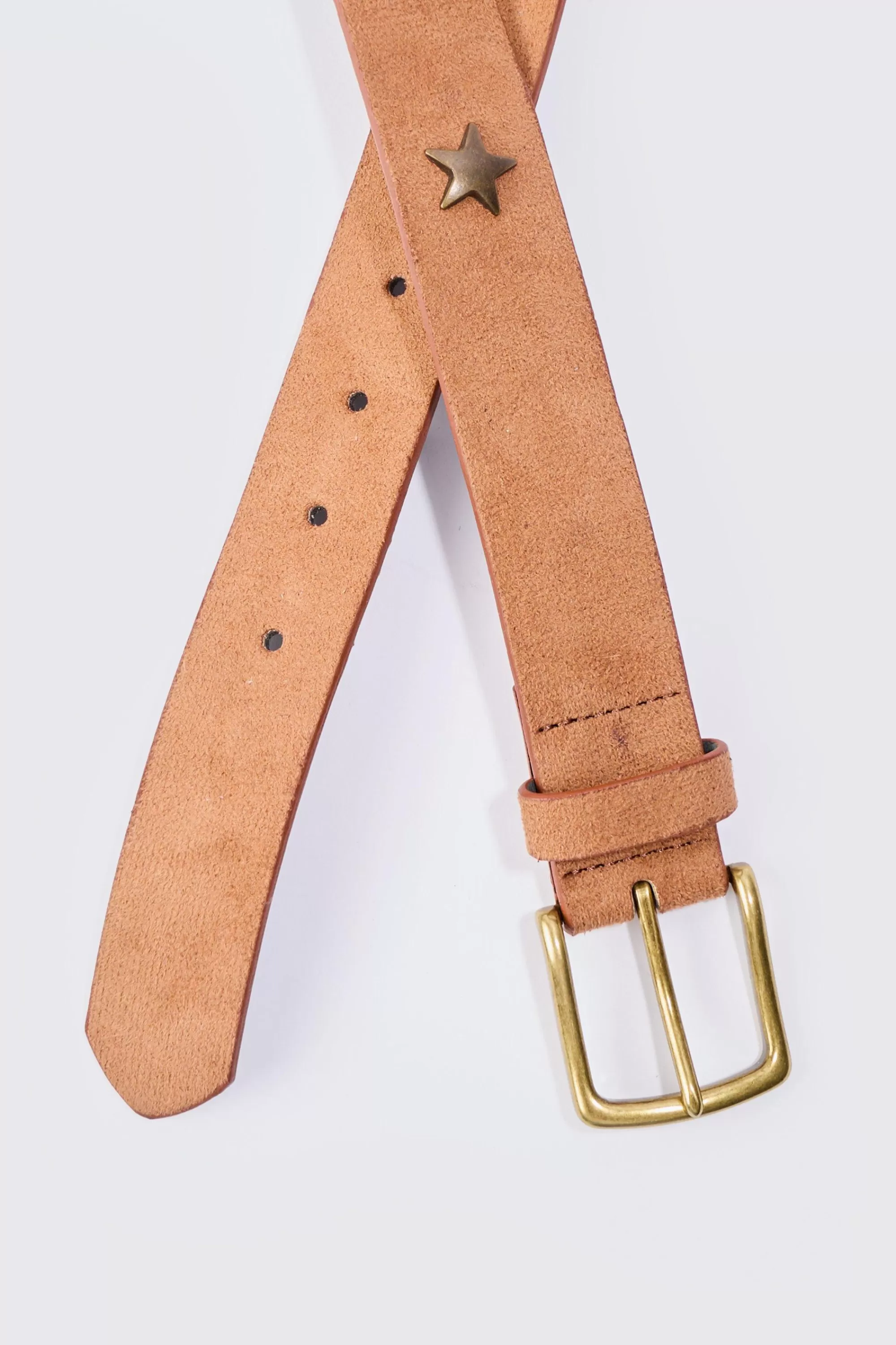 boohooMAN Metal Hardware Star Detail Belt In | UK