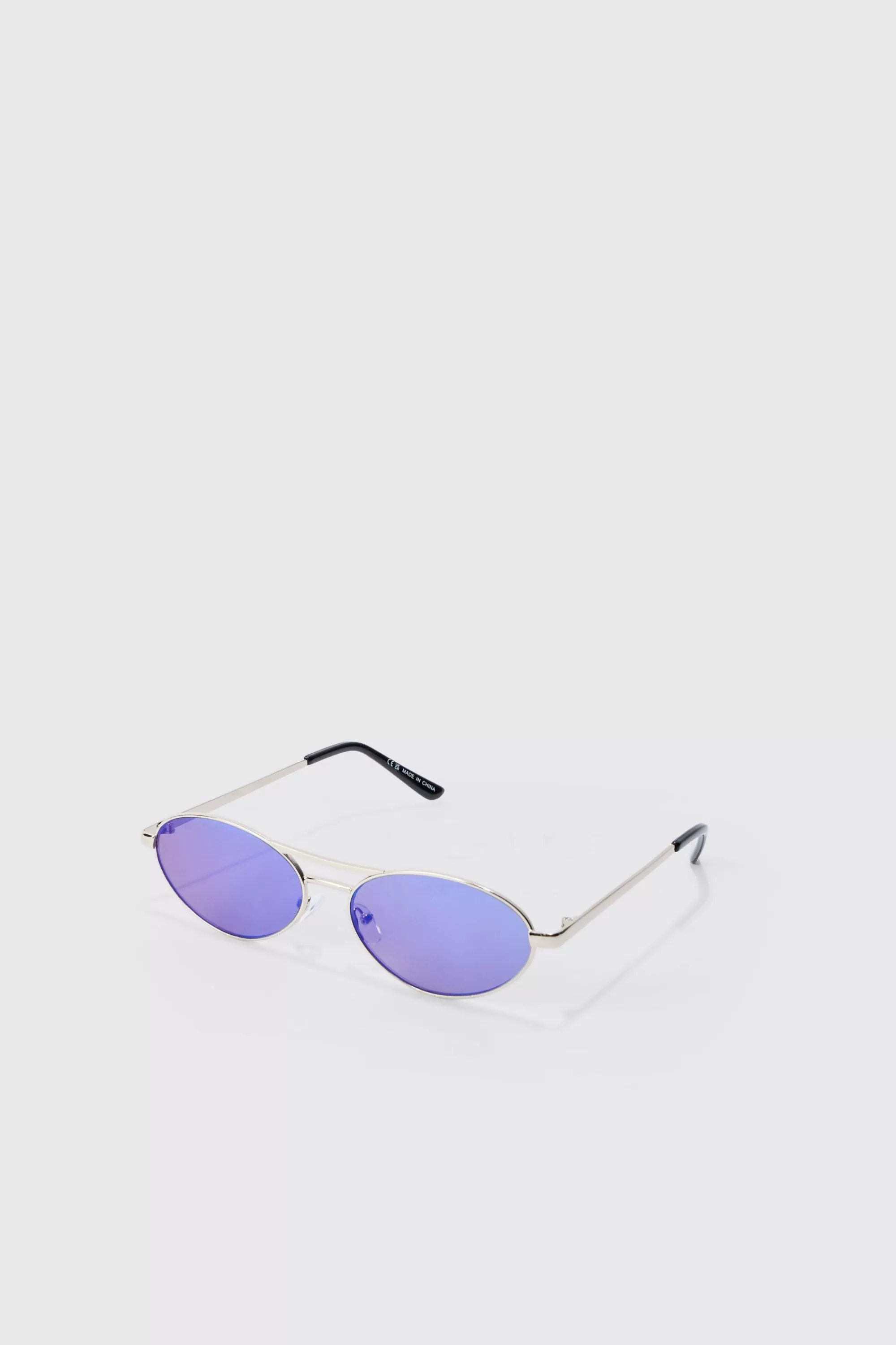 boohooMAN Mirror Lens Sunglasses In | UK