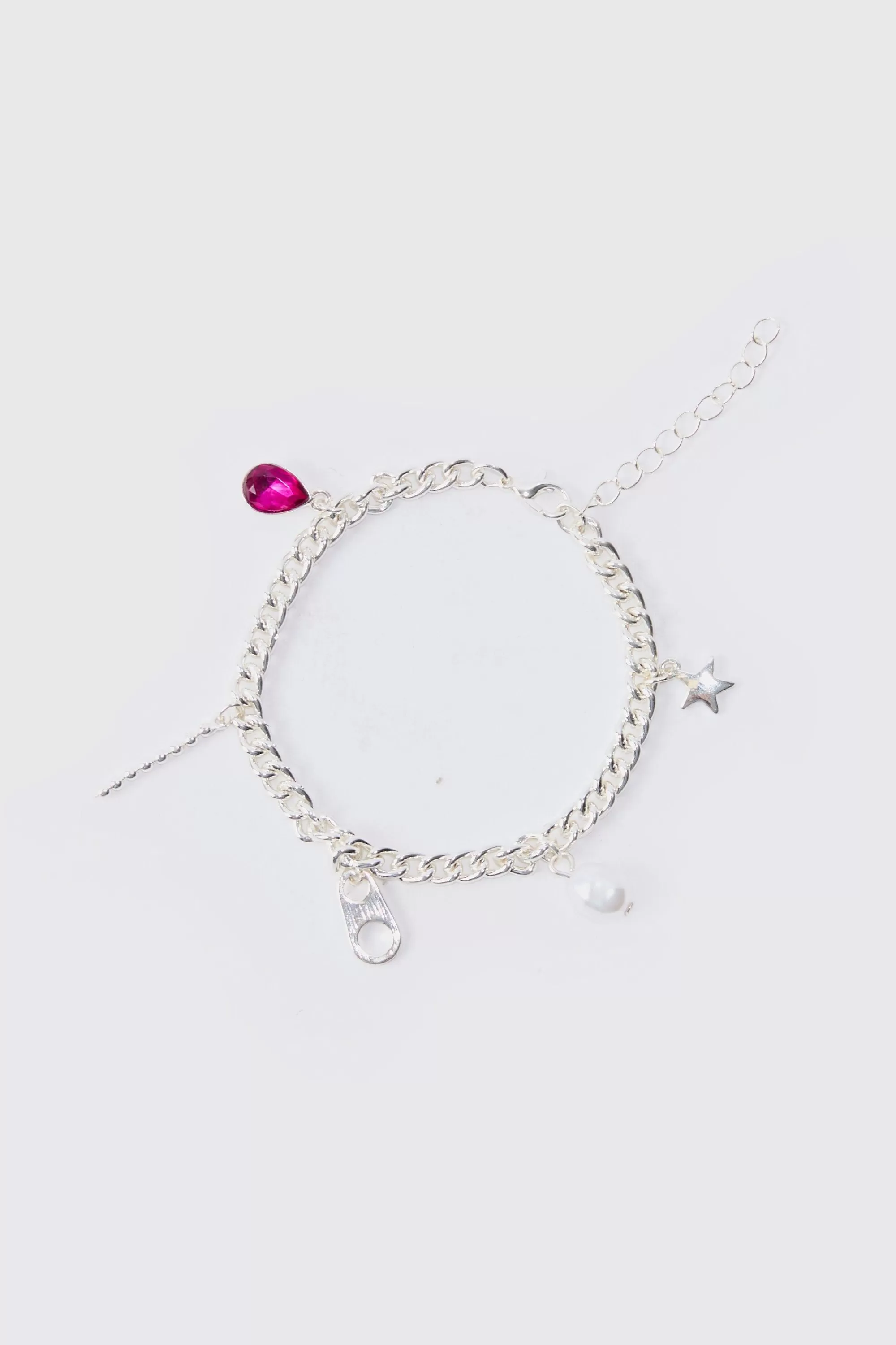 boohooMAN Mixed Pendant Bracelet In | UK