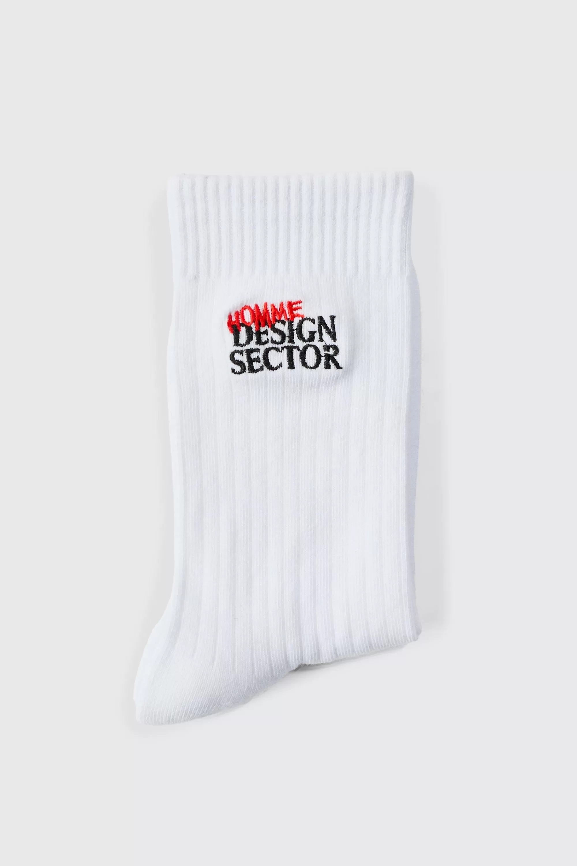 boohooMAN OFCL Man Embroidered Sports Socks | UK