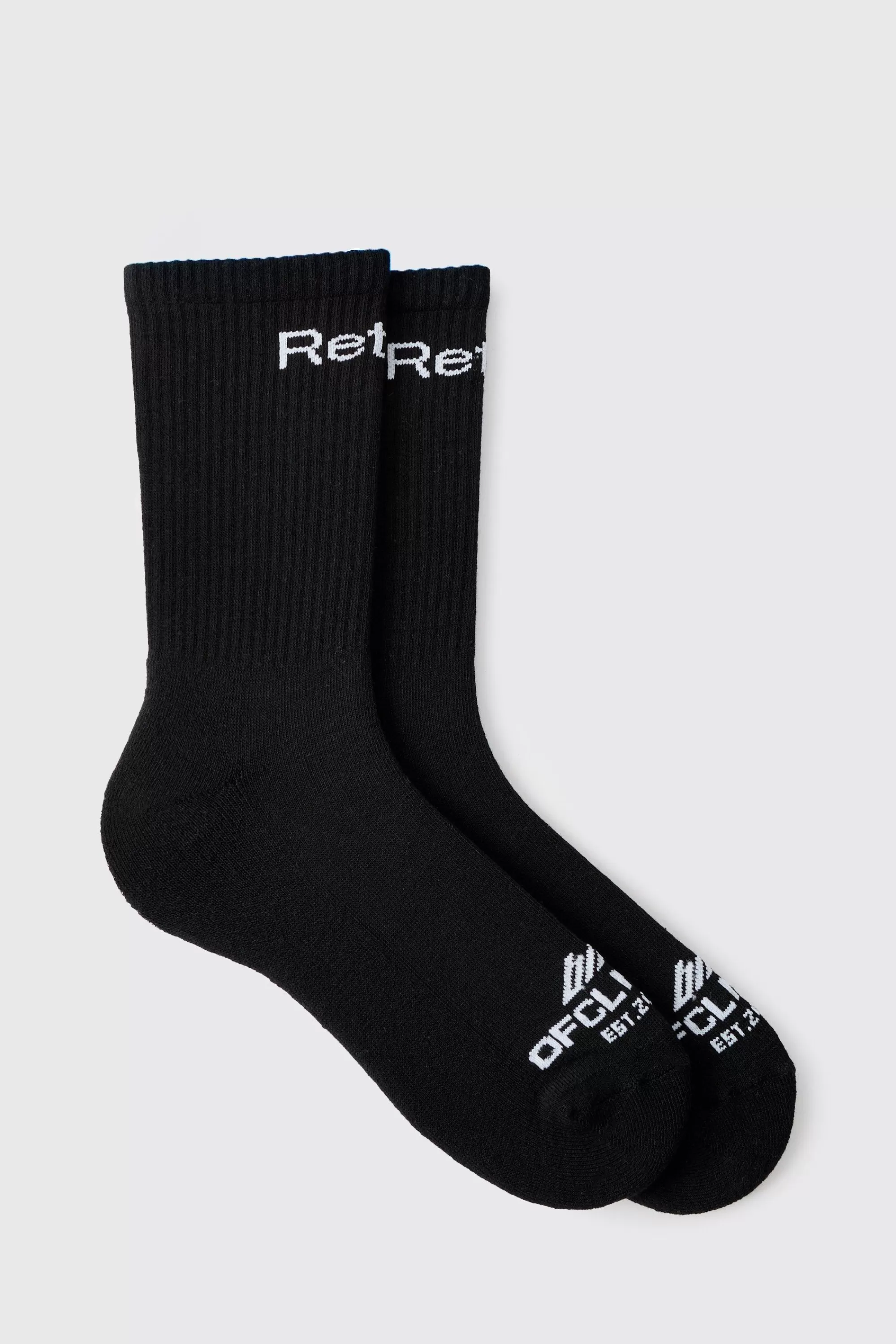 boohooMAN OFCL Retired Arch Support Socks | UK
