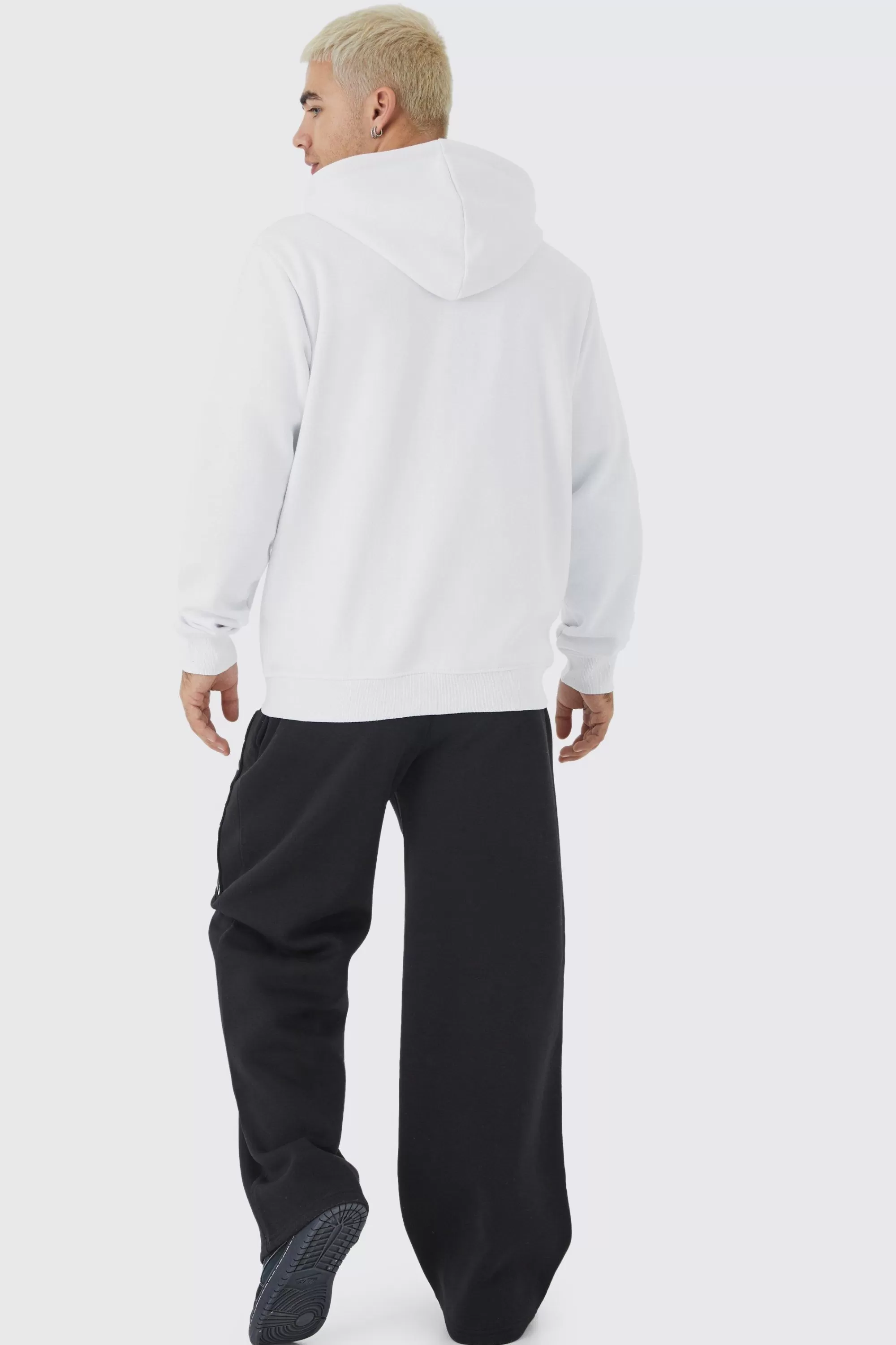 boohooMAN Official Applique Wide Fit Jogger | UK
