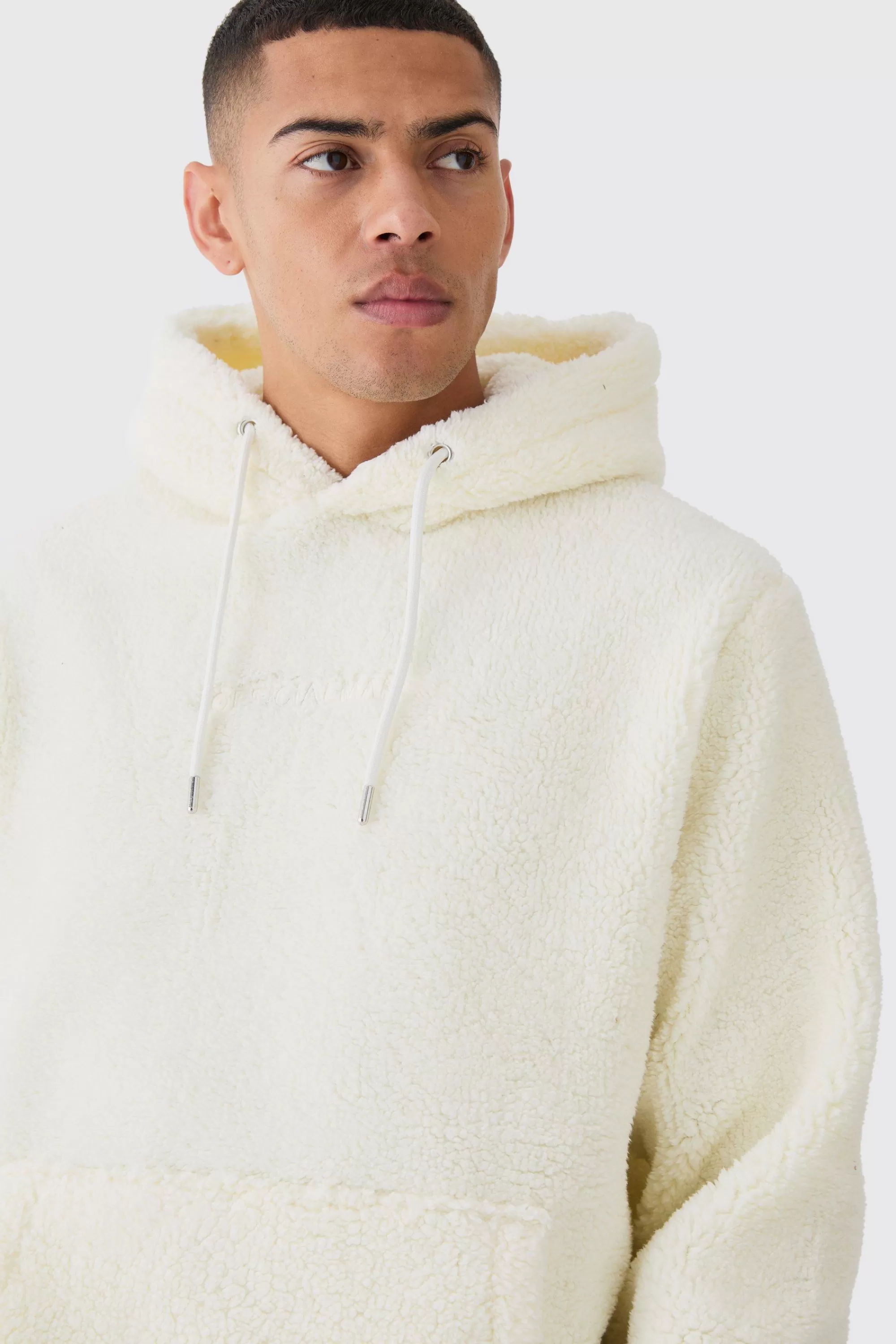 boohooMAN Official Man Borg Over The Head Hoodie | UK