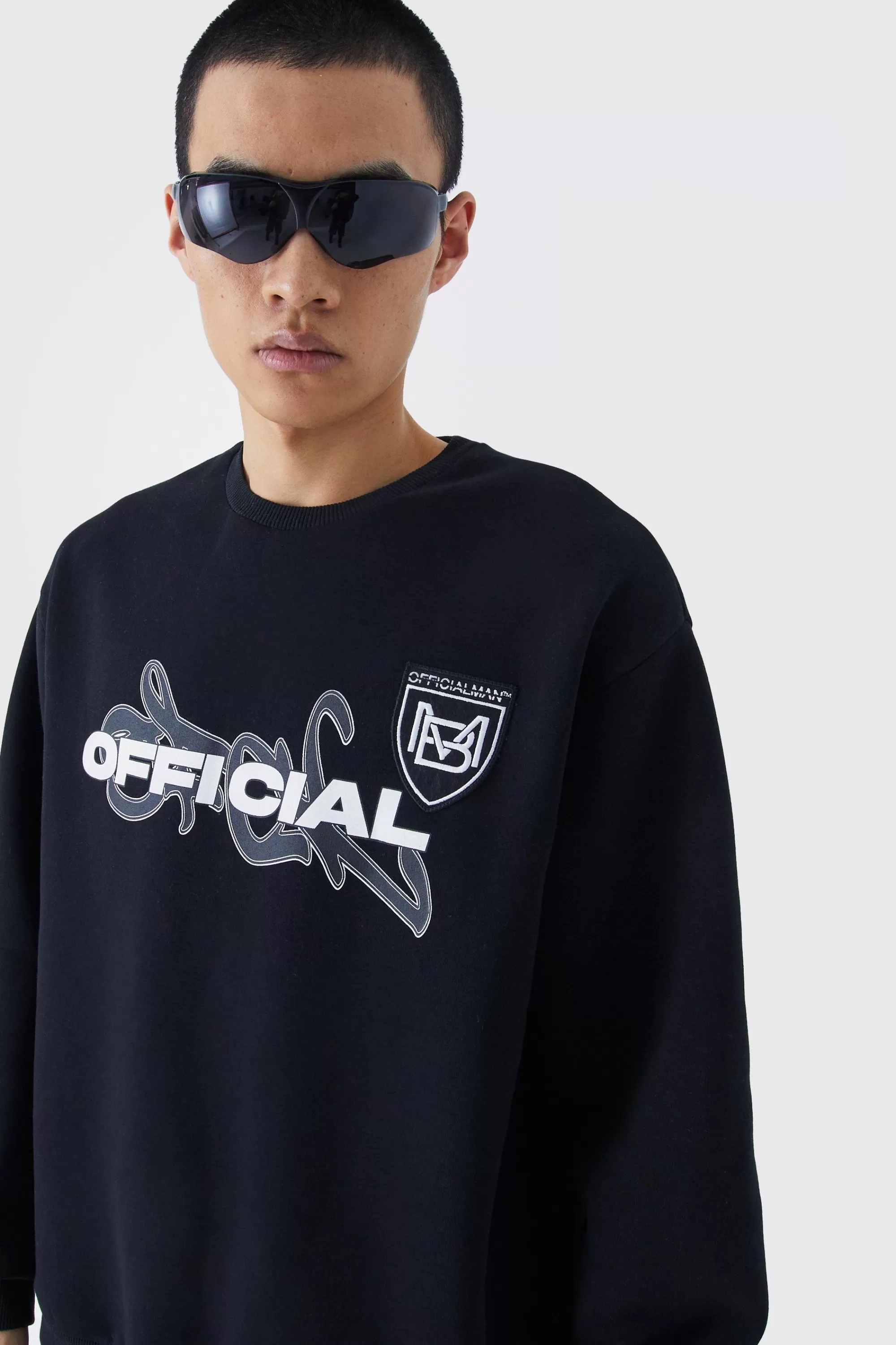 boohooMAN Official Oversized Sweat | UK