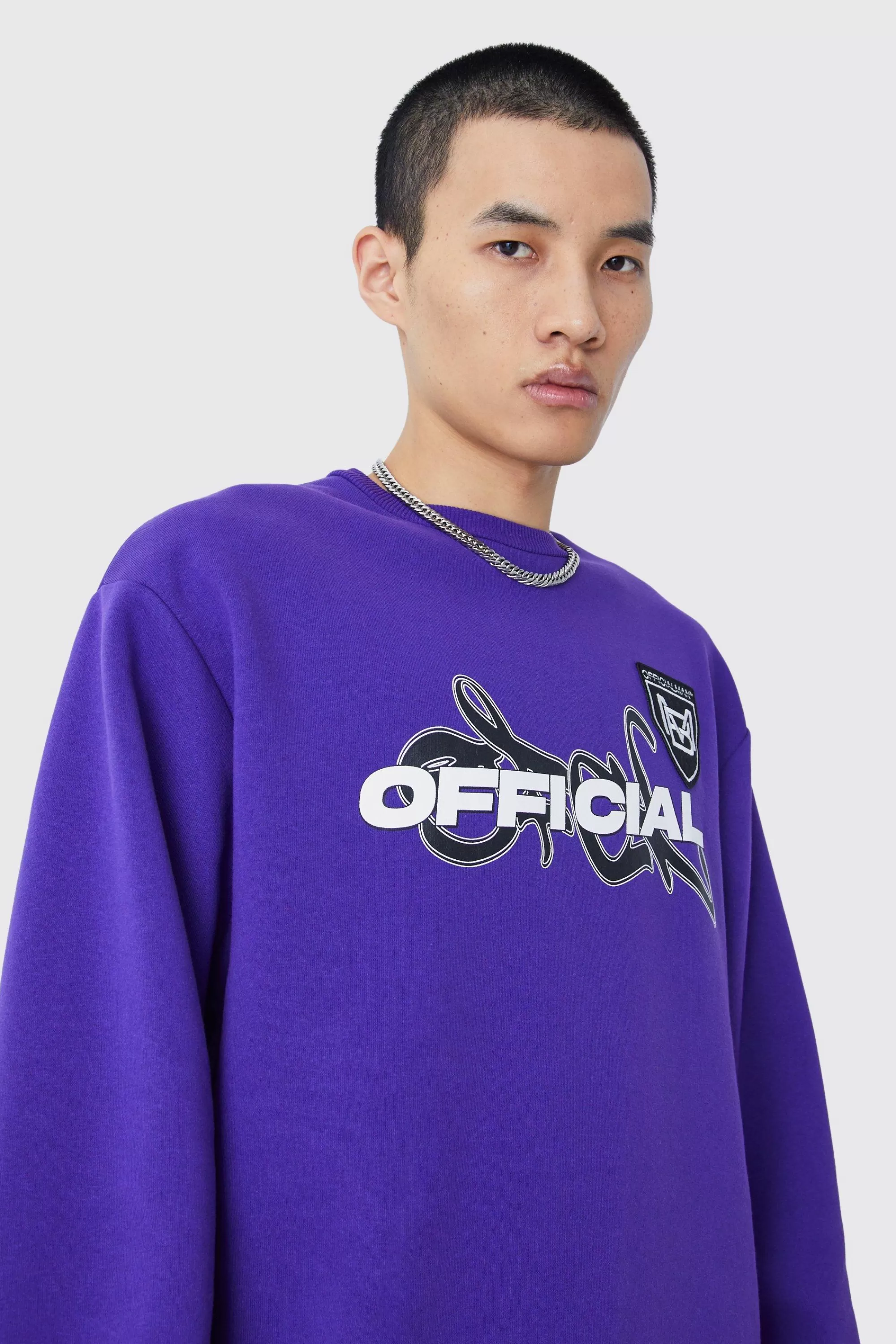 boohooMAN Official Oversized Sweat | UK