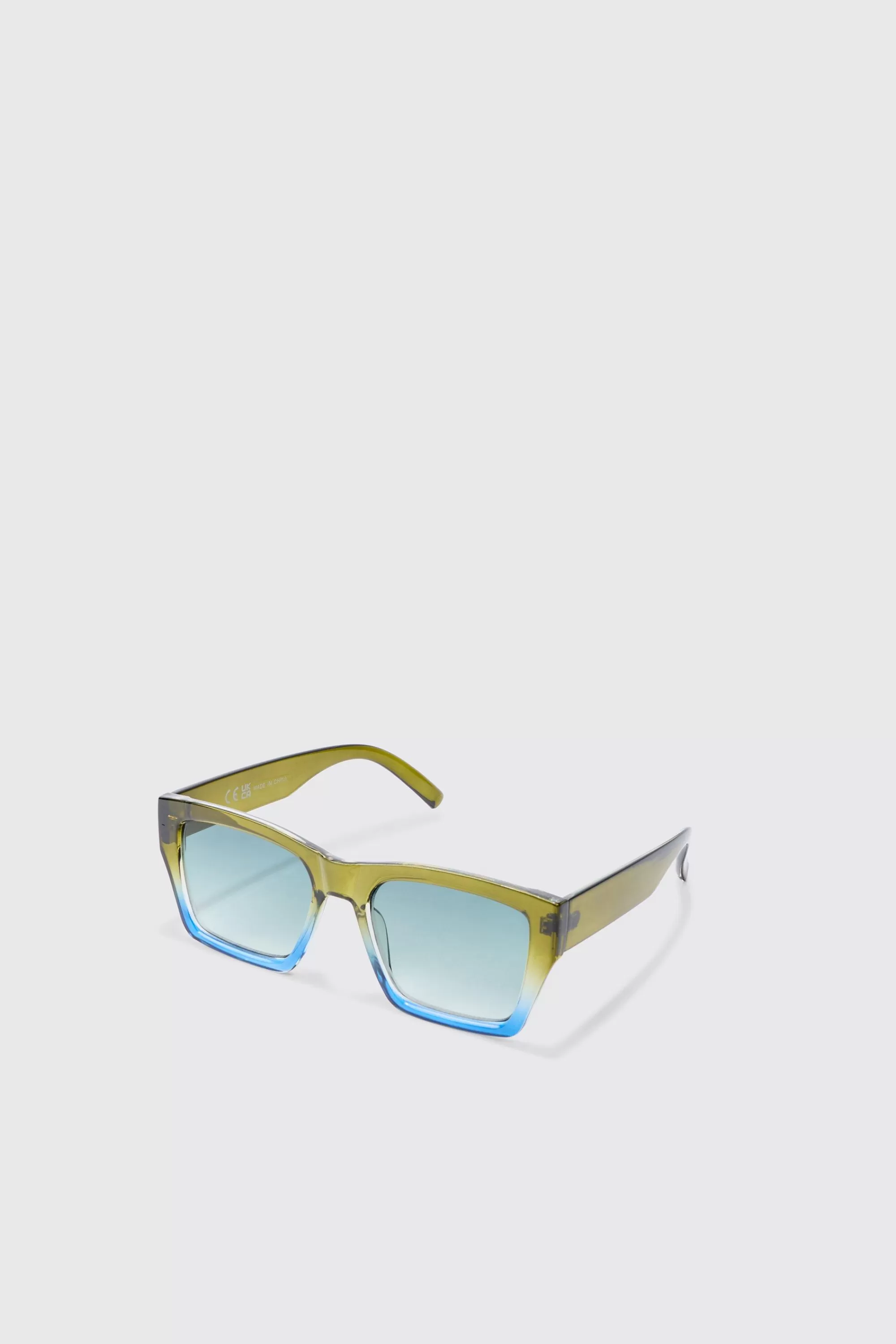 boohooMAN Ombre Square Sunglasses In | UK