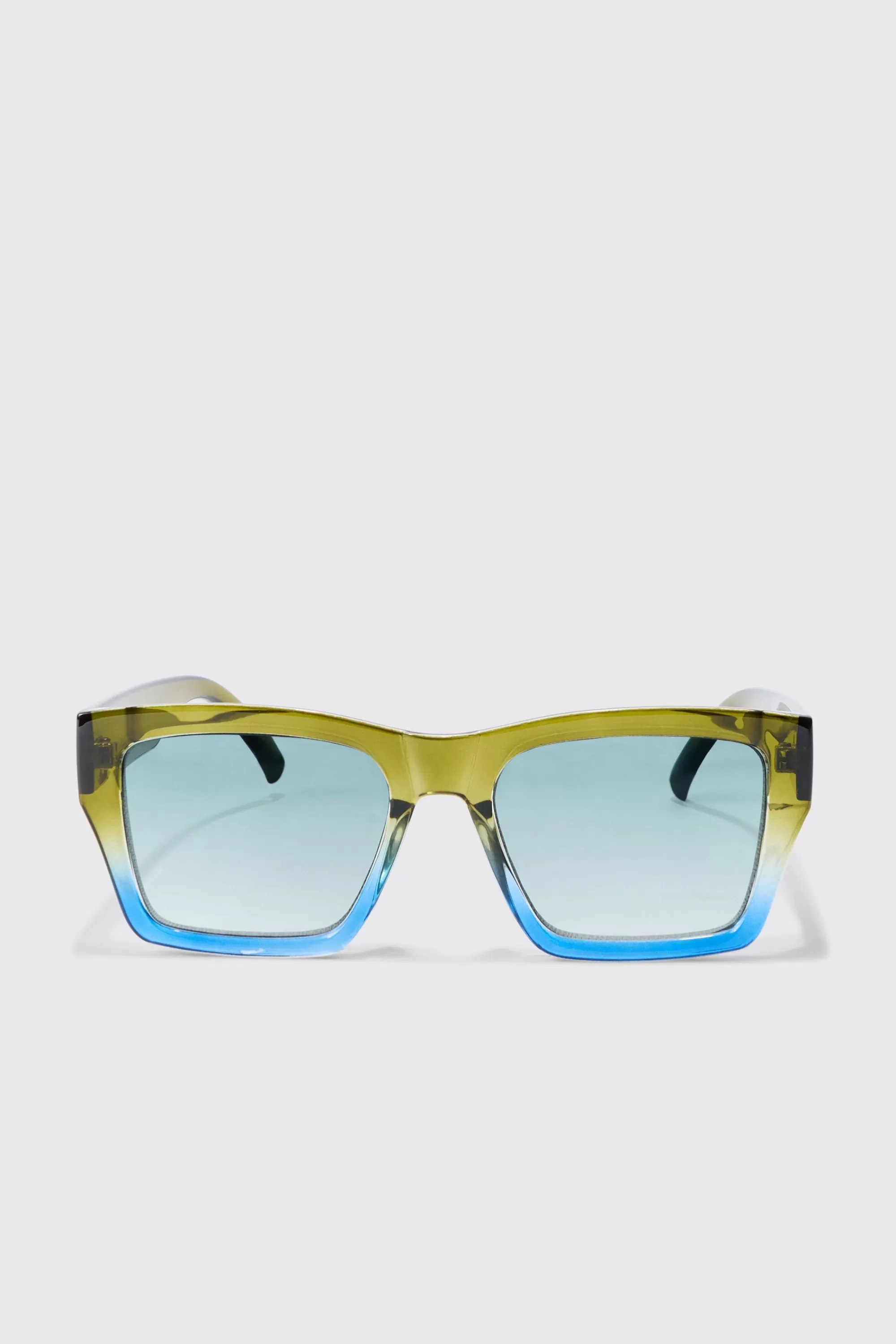 boohooMAN Ombre Square Sunglasses In | UK