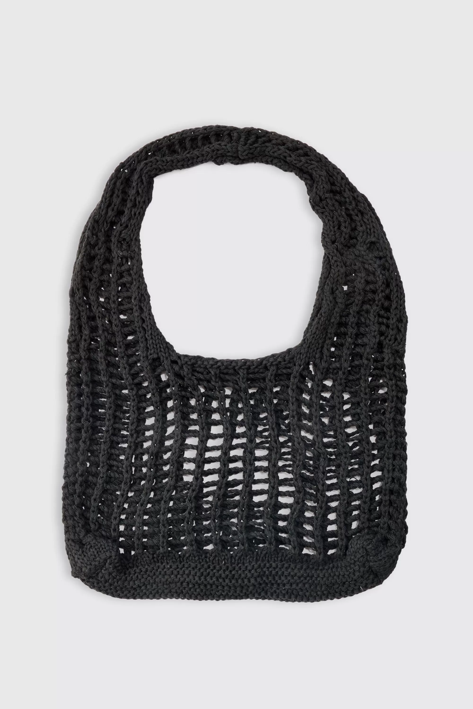 boohooMAN Open Knit Tote Bag | UK