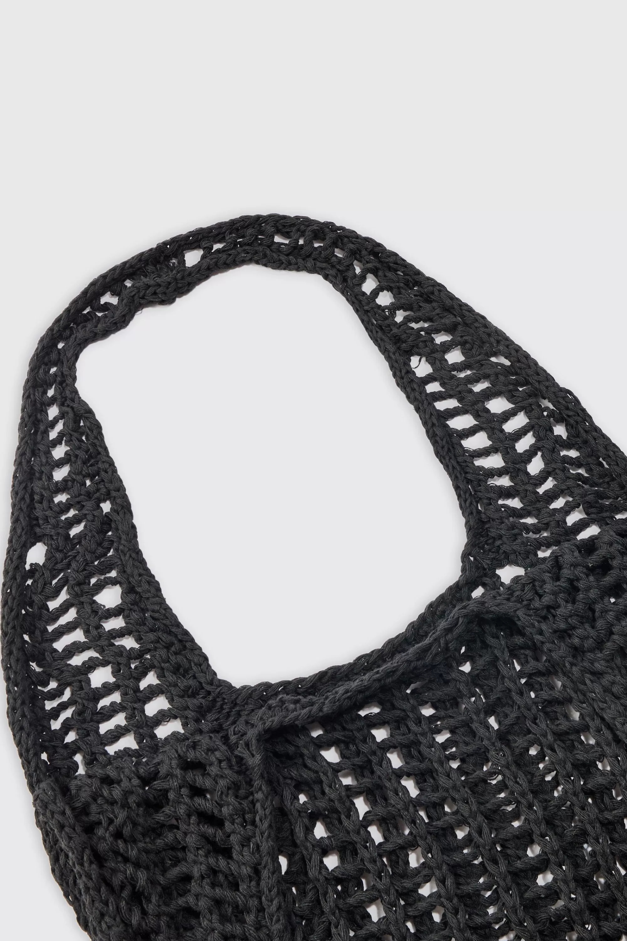 boohooMAN Open Knit Tote Bag | UK