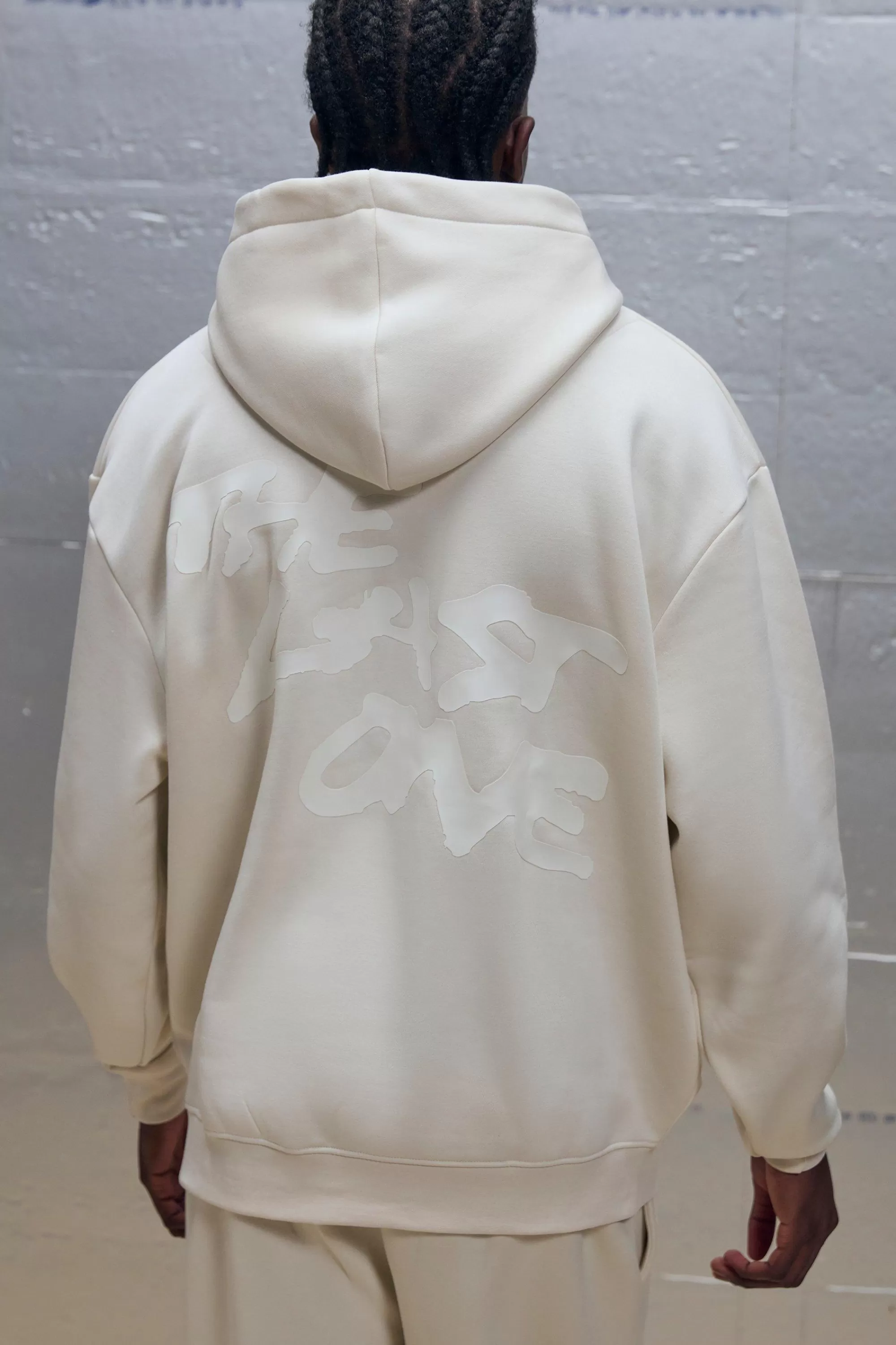 boohooMAN Oversized Boxy Clear Printed The Last One Graphic Hoodie | UK