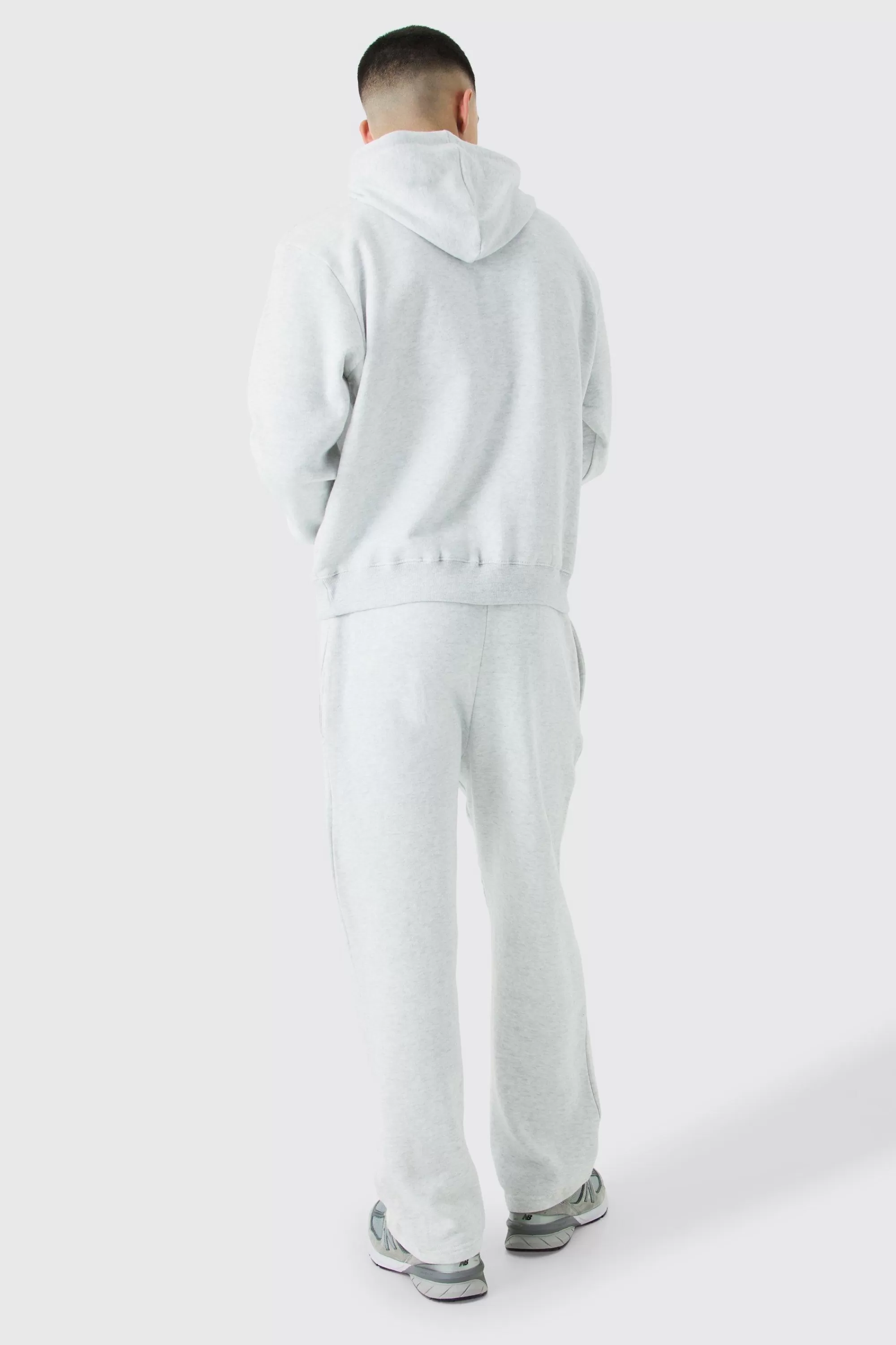 boohooMAN Oversized Boxy Hooded Tracksuit | UK