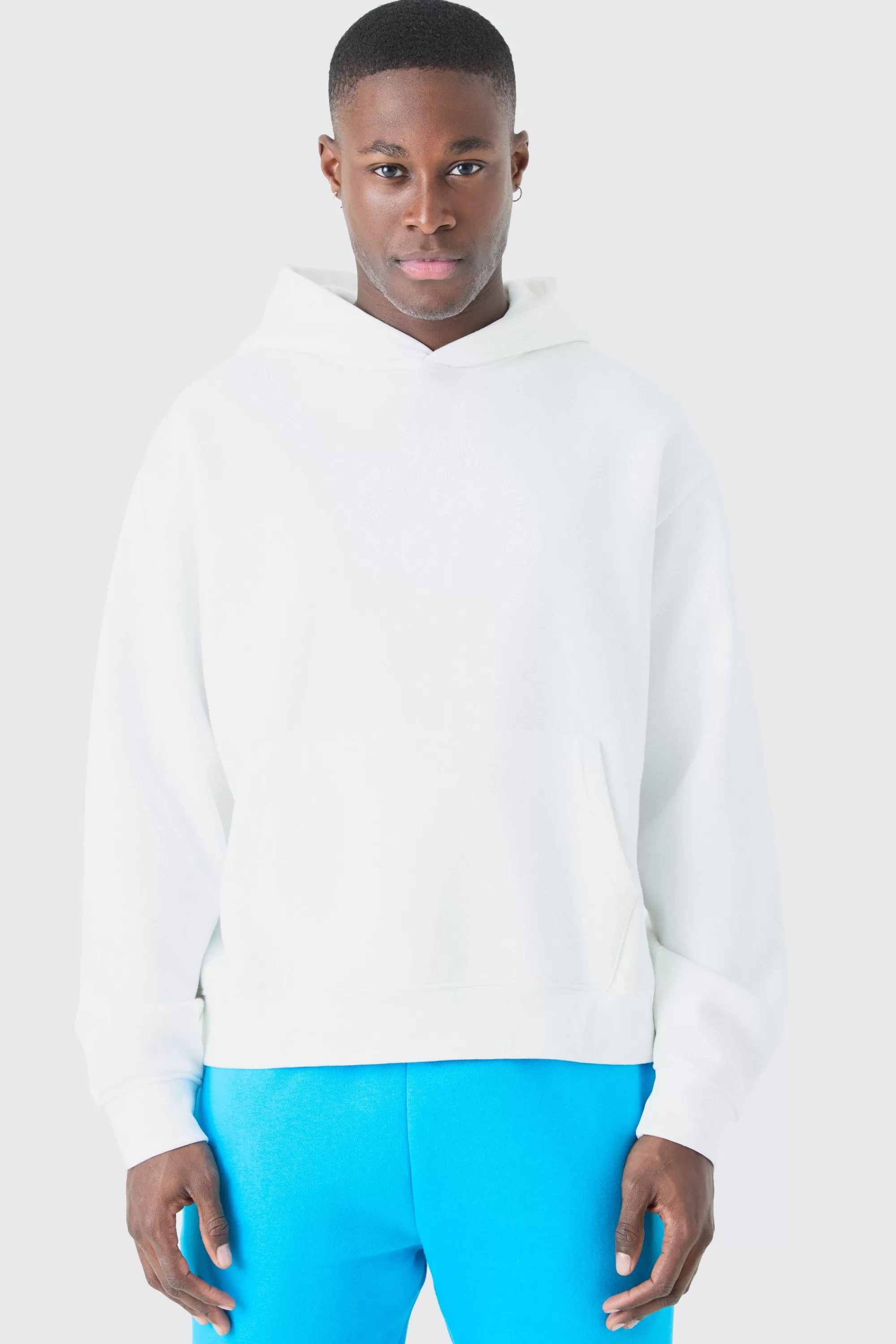 boohooMAN Oversized Boxy Hoodie | UK