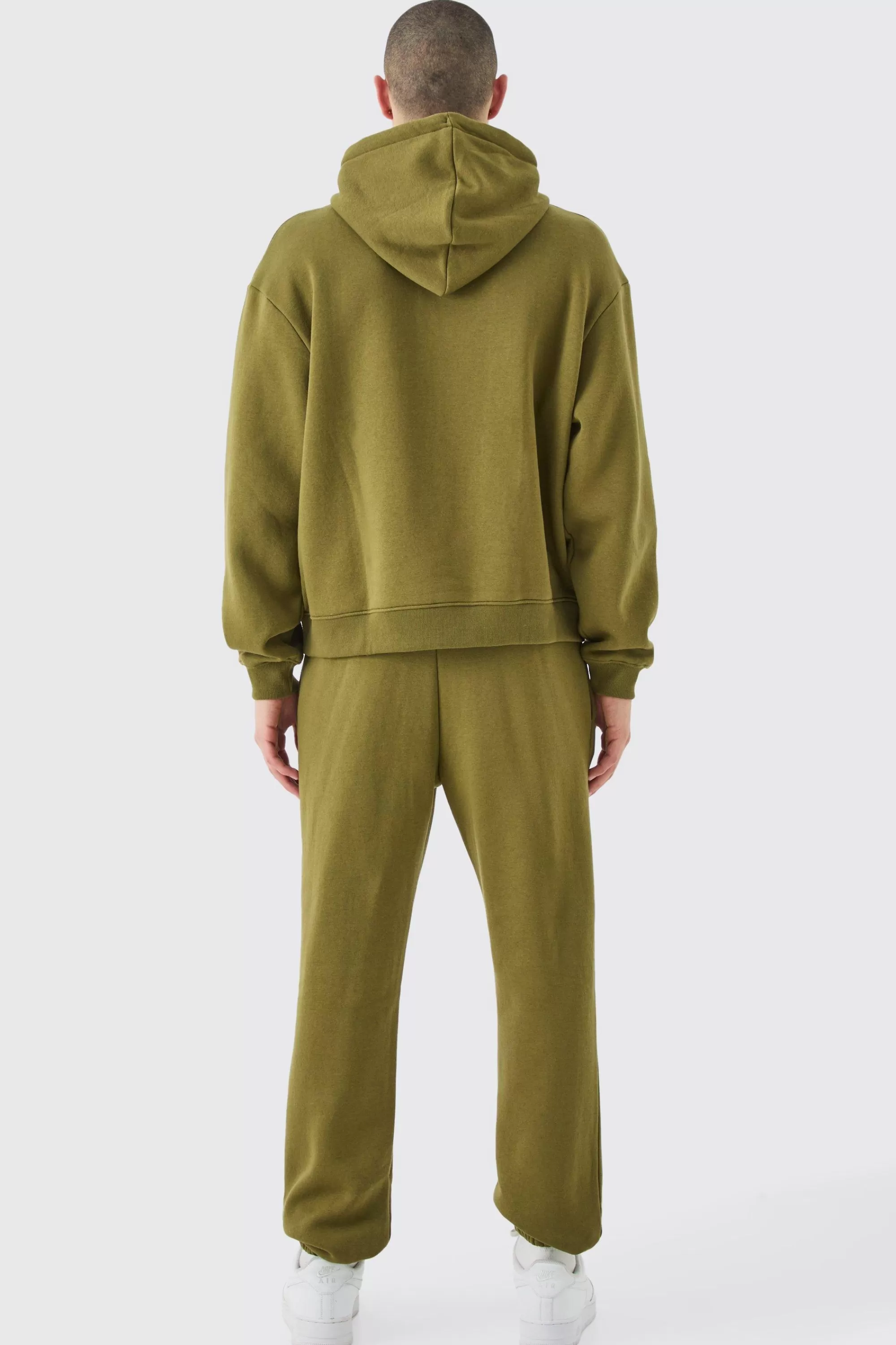 boohooMAN Oversized Boxy Seam Detail Tracksuit | UK