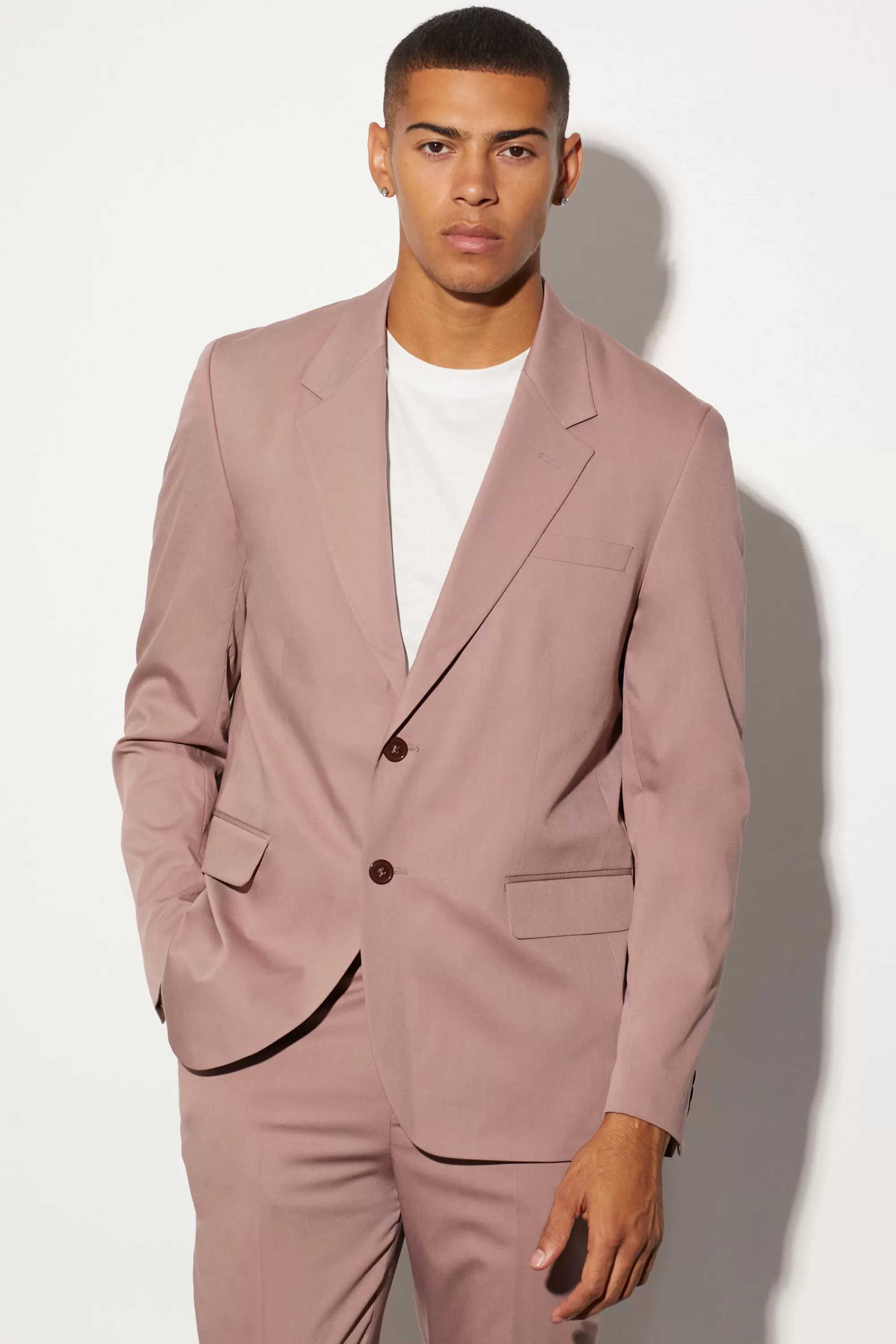 boohooMAN Oversized Boxy Single Breasted Suit Jacket | UK