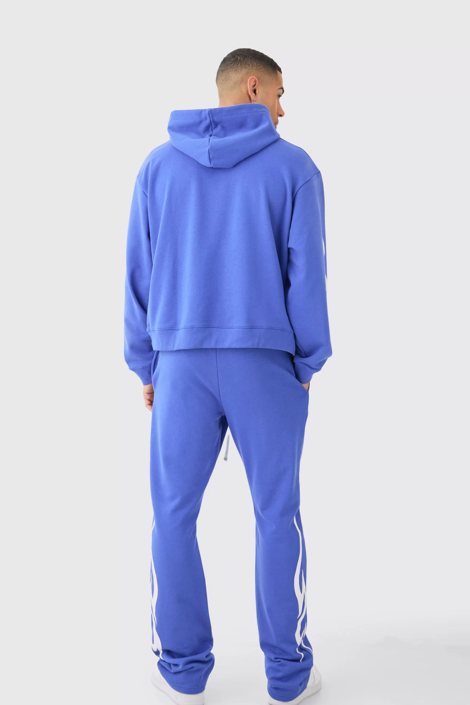 boohooMAN Oversized Boxy Spray Wash Homme Hoodie | UK