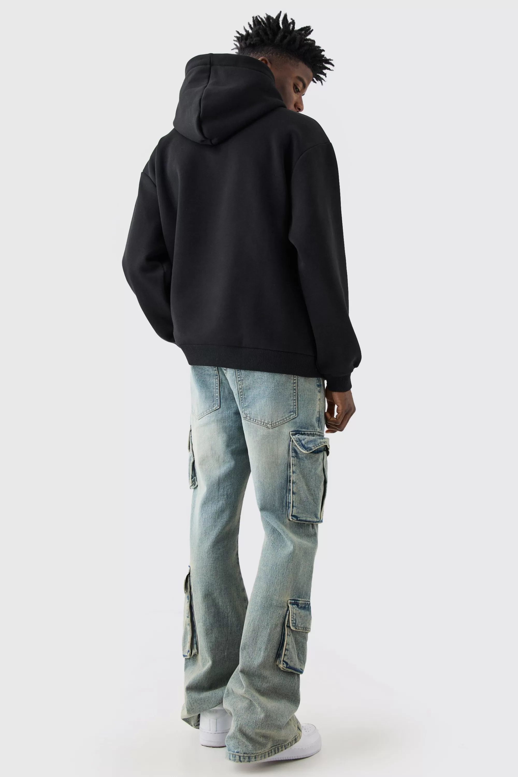 boohooMAN Oversized Brooklyn Varsity Hoodie | UK