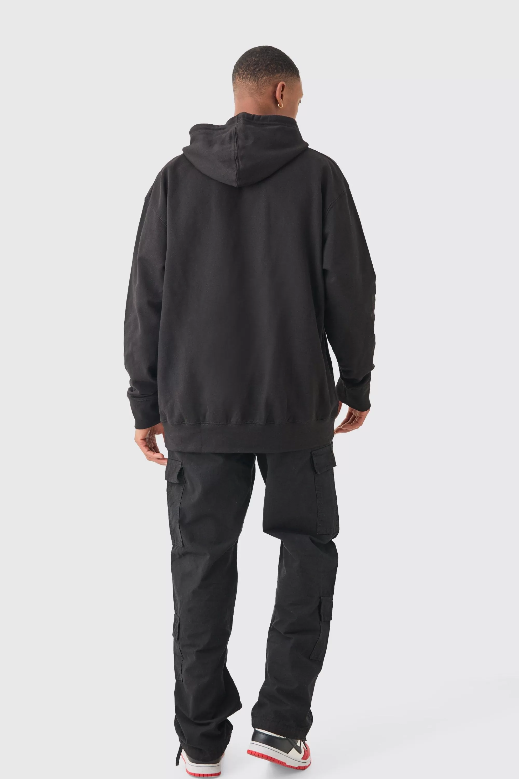 boohooMAN Oversized Car Graphic 97 Hoodie | UK