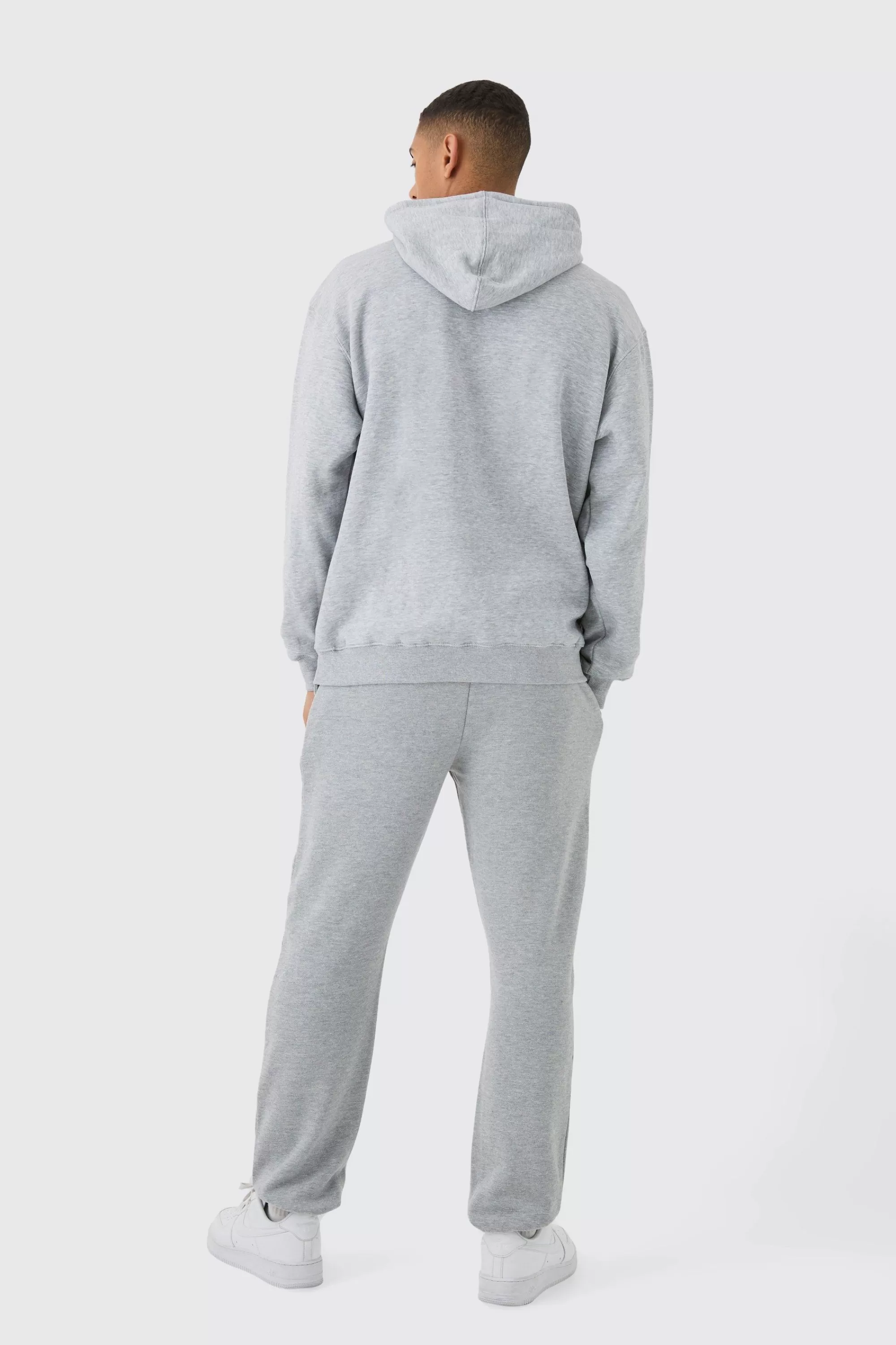 boohooMAN Oversized Cross Print Hoodie | UK
