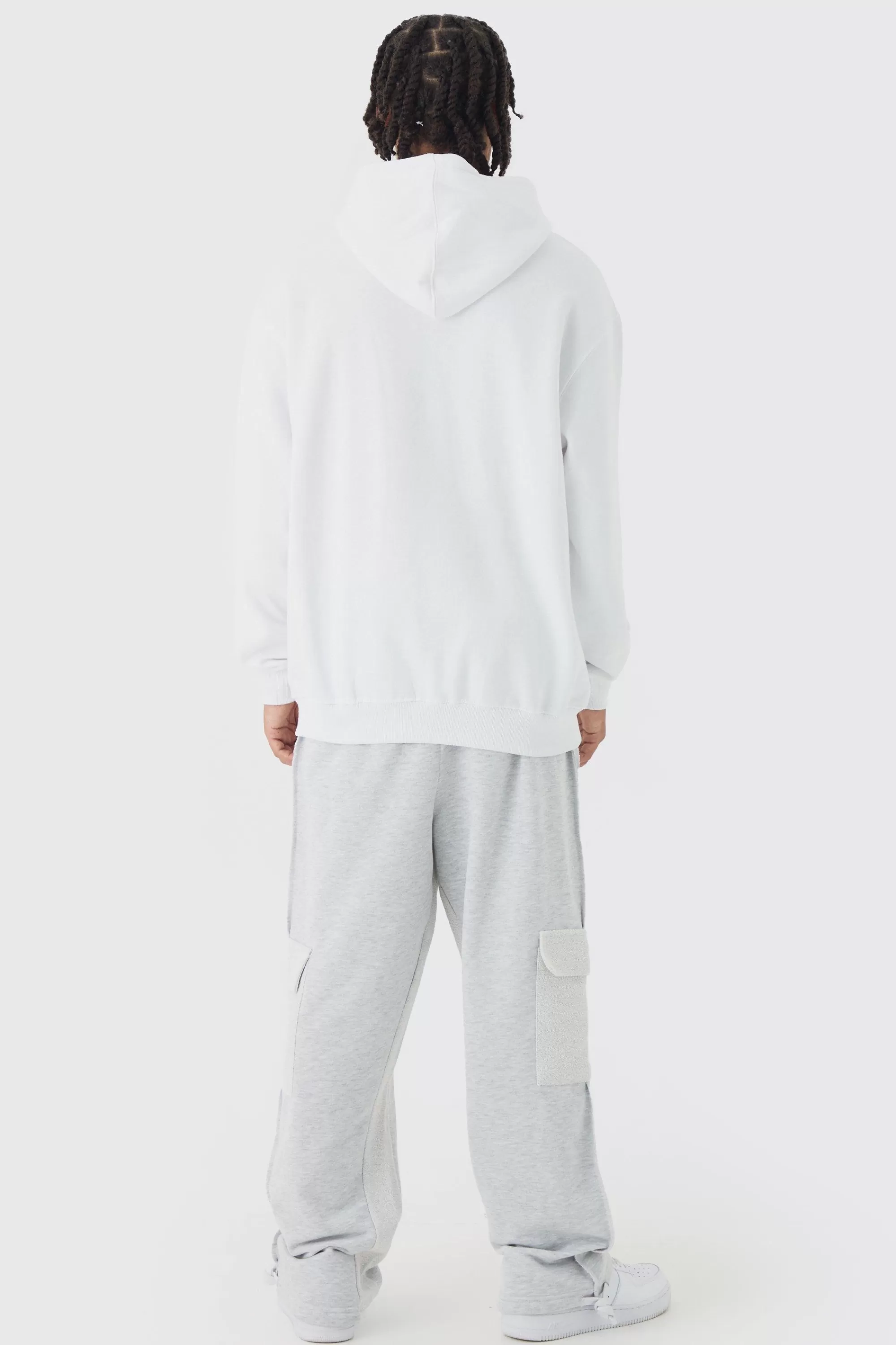 boohooMAN Oversized Disney Donald Duck License Print Hoodie | UK