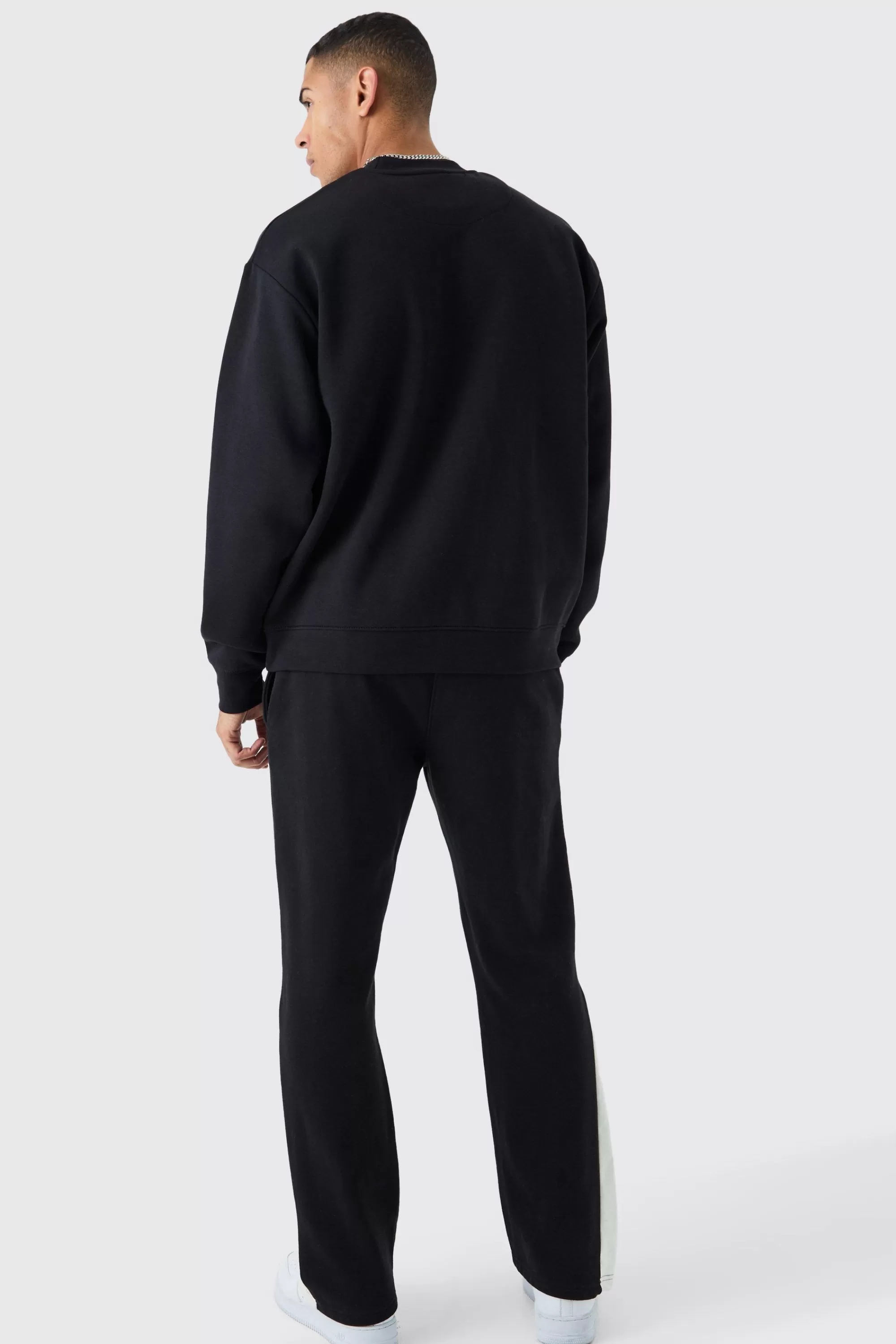 boohooMAN Oversized Extended Neck Sweatshirt | UK