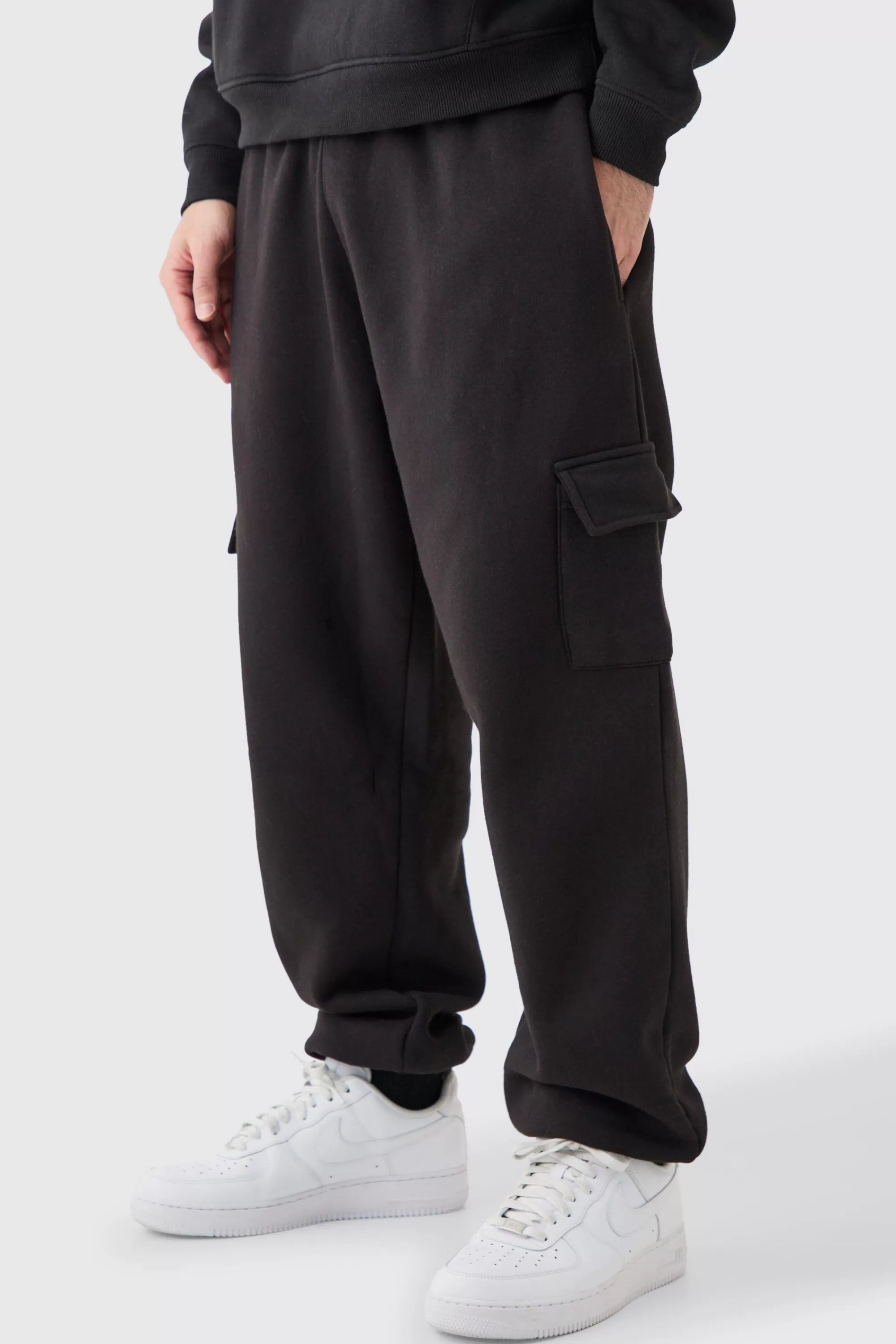 boohooMAN Oversized Fit Cargo Jogger | UK