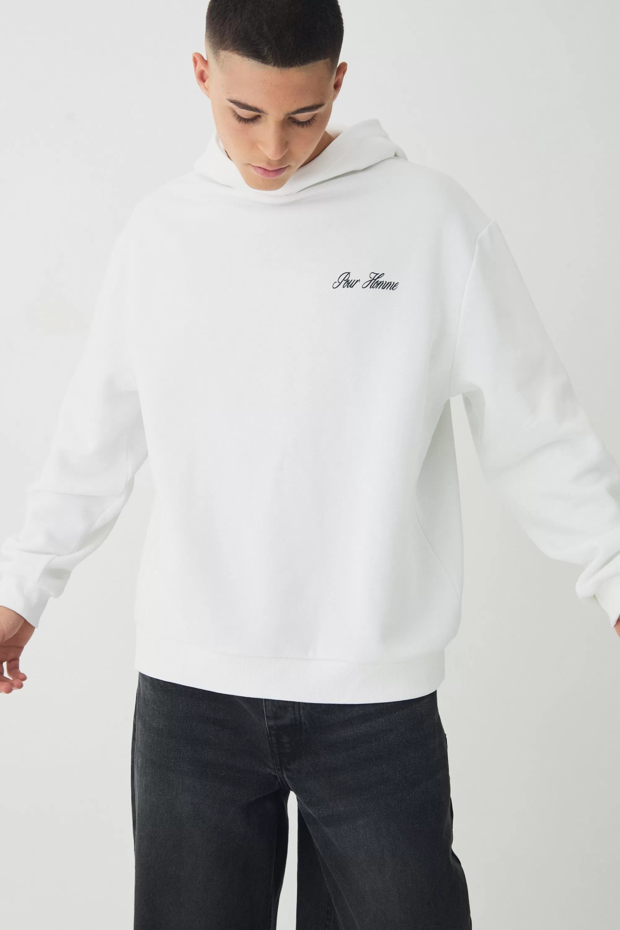 boohooMAN Oversized High Build Limited Edition Hoodie | UK