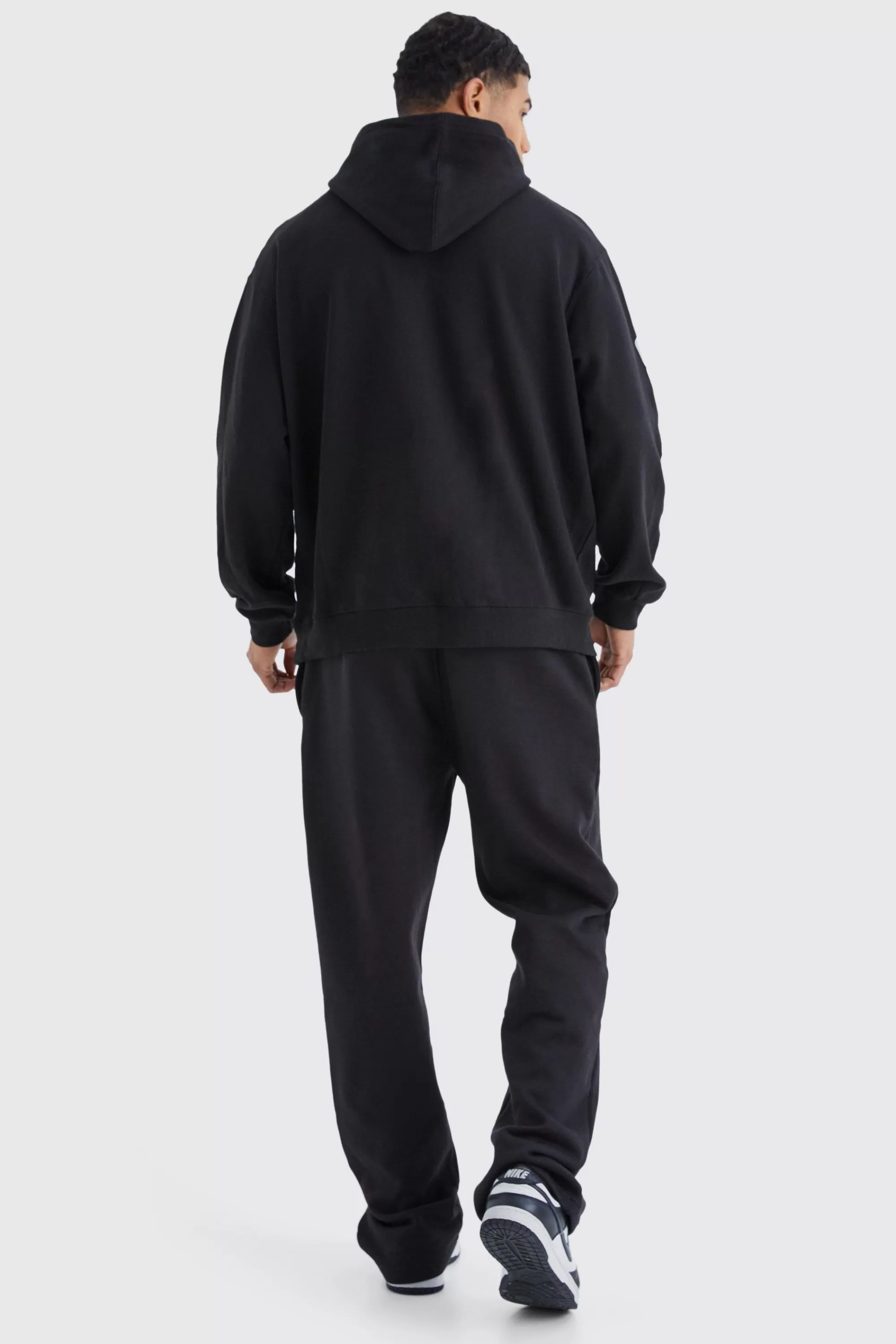 boohooMAN Oversized Homme Graphic Puff Print Hoodie | UK