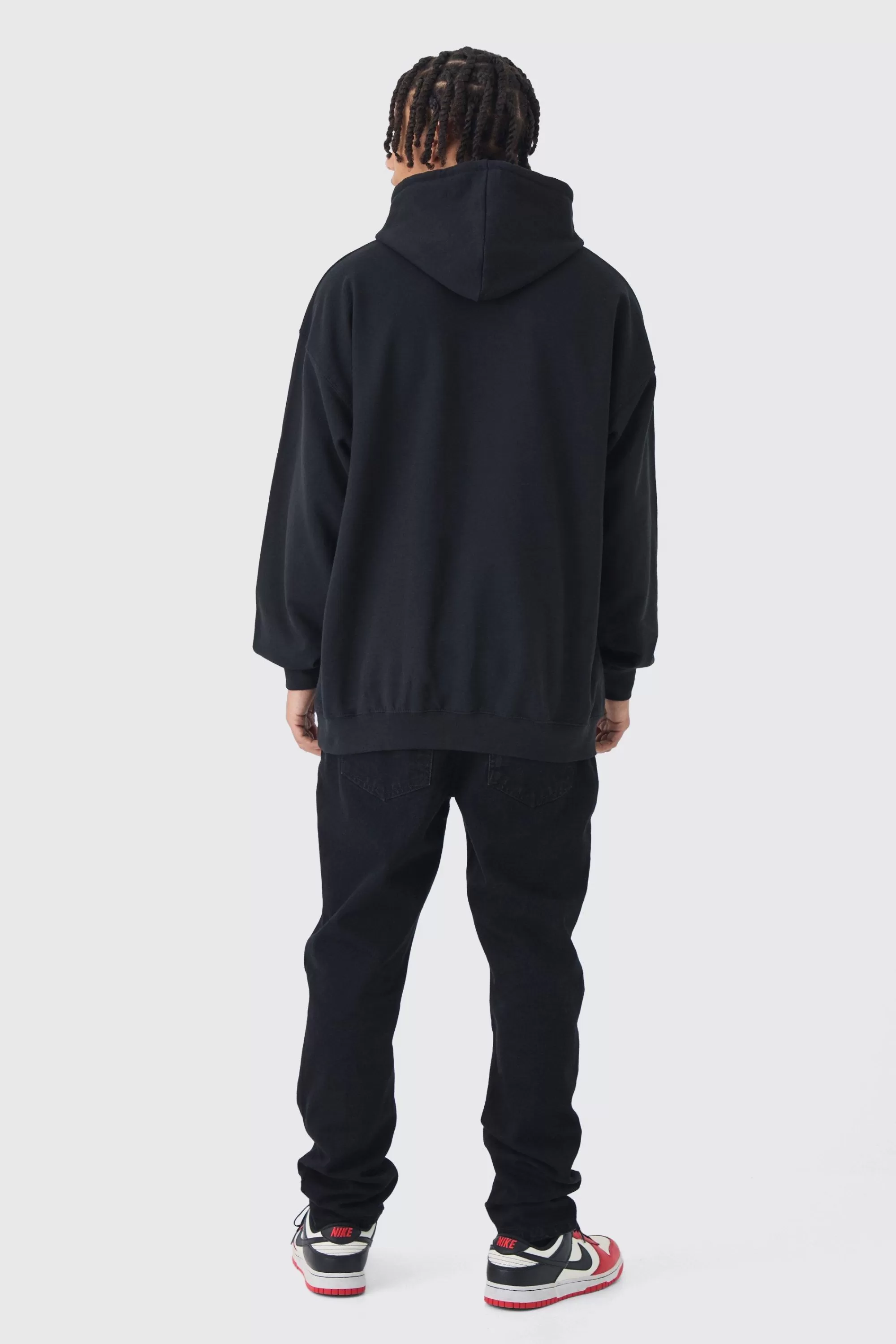 boohooMAN Oversized Iron Man Marvel License Print Hoodie | UK